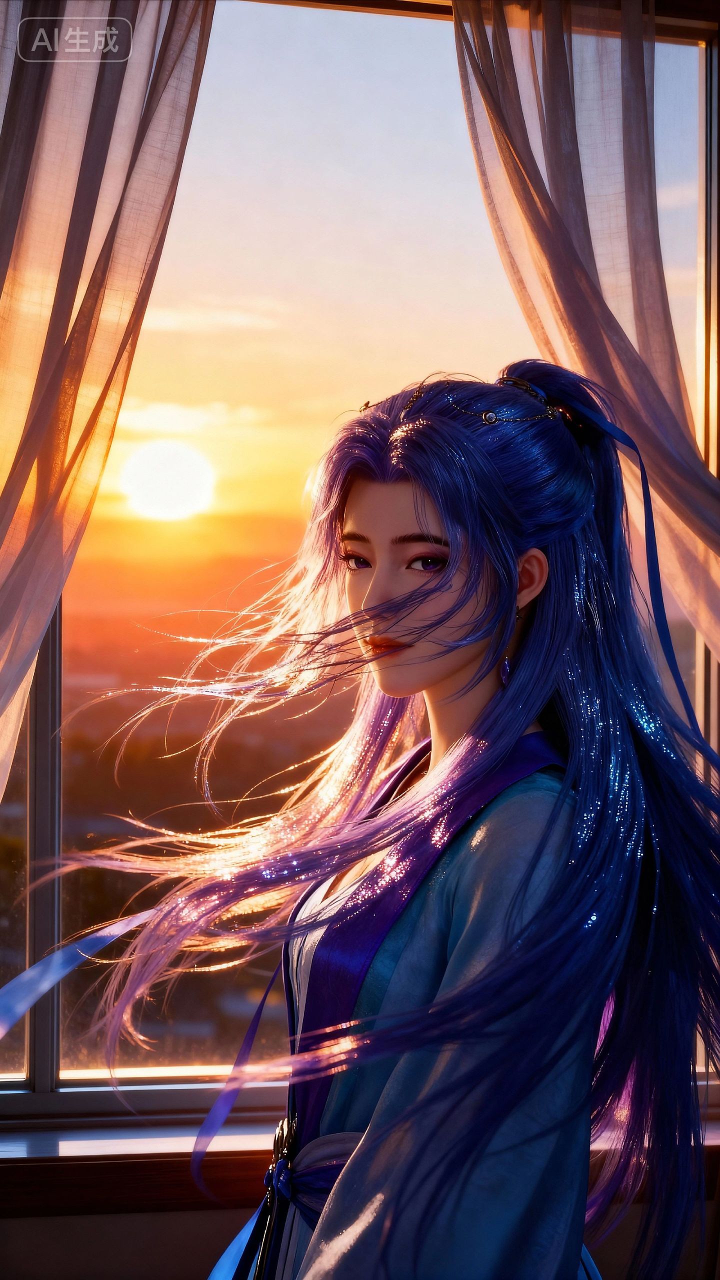 云霄仙子还是太美了 国漫女神壁纸动漫美女 现代场景背景在线免费看,第2张