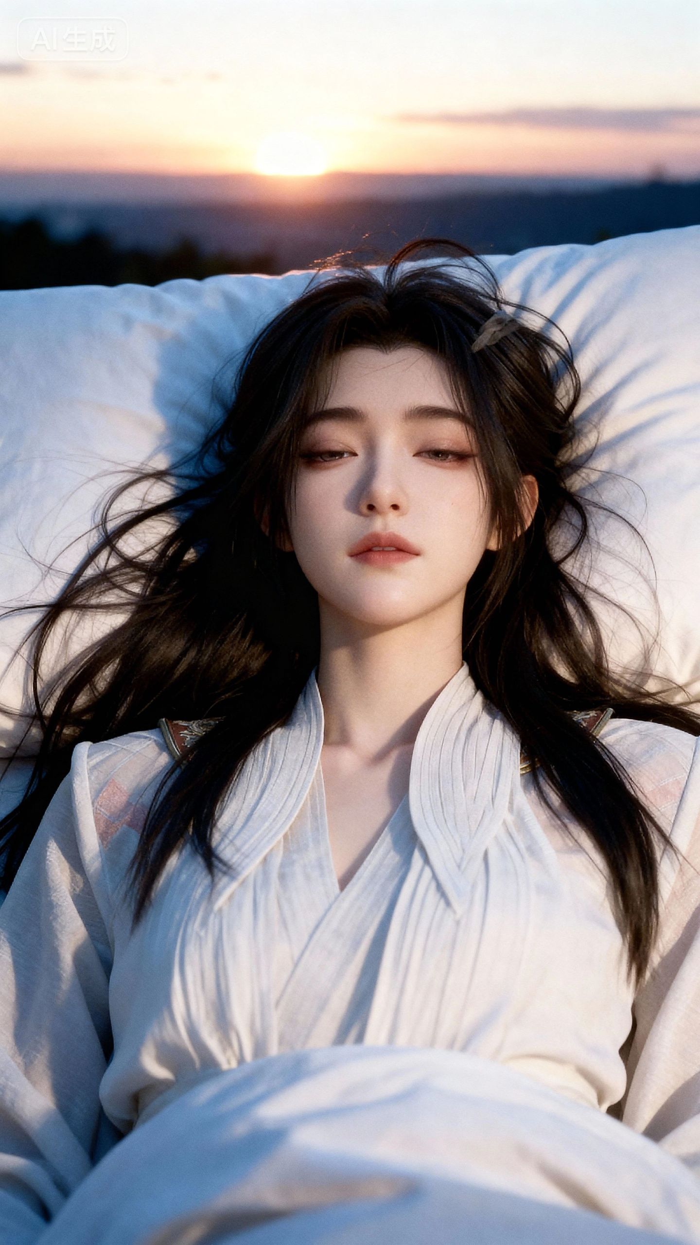 御姐玉灵 早起的玉灵有点欲罢不能 手机壁纸 国漫女神凌玉灵美女,第4张