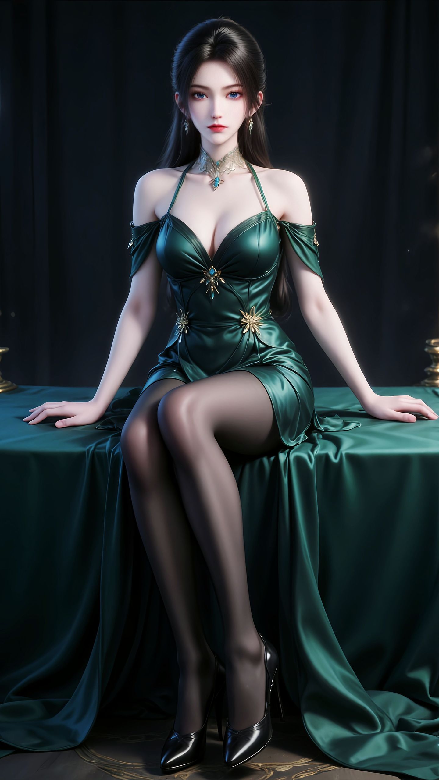 宁姚国漫女神美女高清壁纸 黑丝大长腿 剑来动漫动画影视免费在线下载观看,第1张