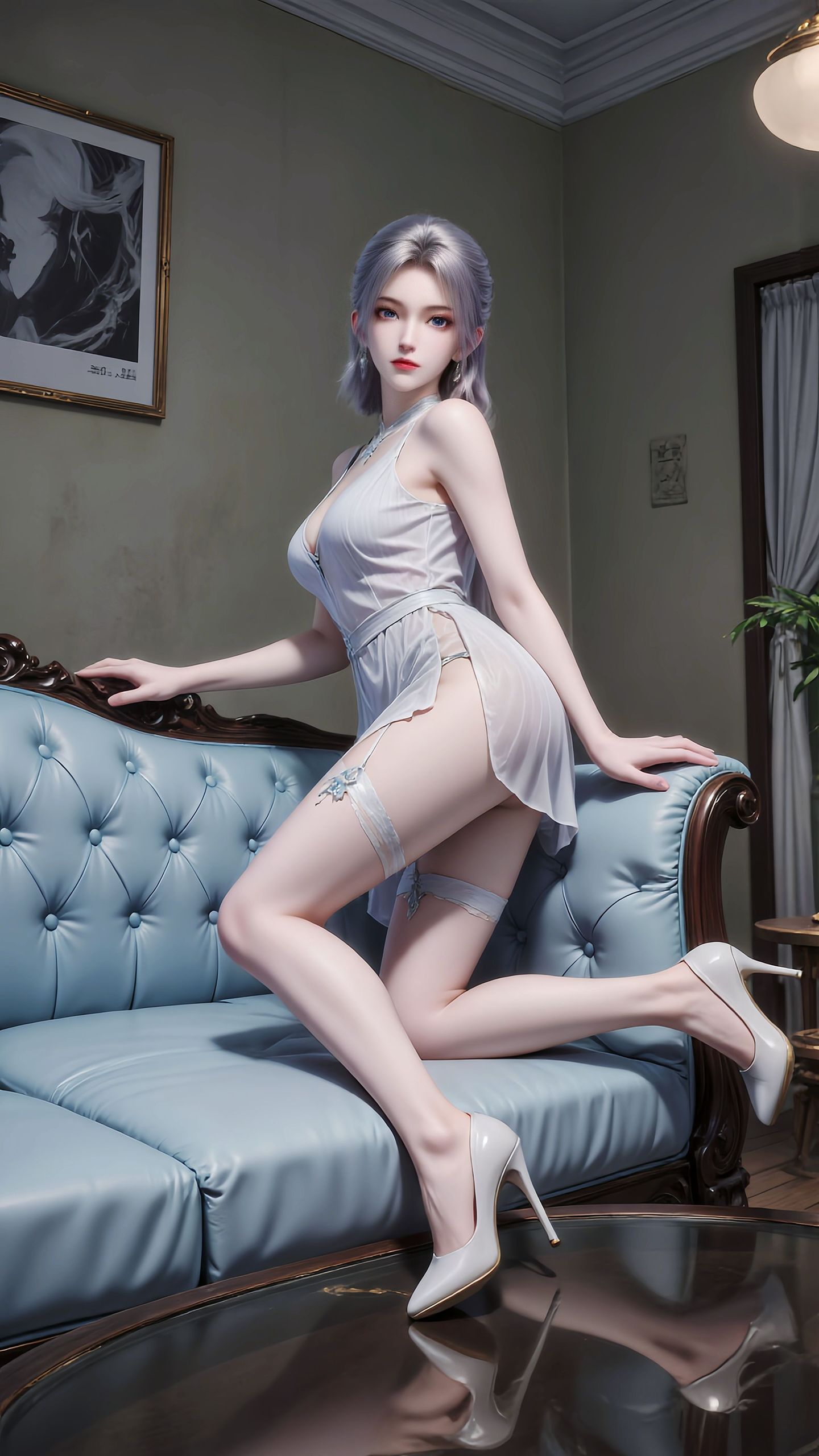 宁姚国漫女神美女高清壁纸 黑丝大长腿 剑来动漫动画影视免费在线下载观看,第2张