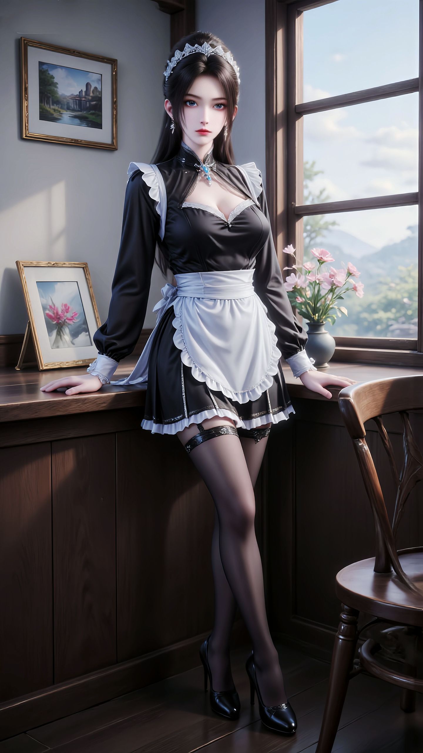 宁姚国漫女神美女高清壁纸 黑丝大长腿 剑来动漫动画影视免费在线下载观看,第7张