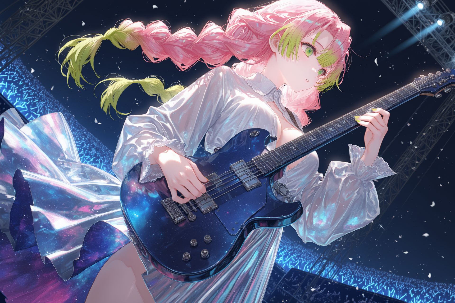 星空吉他手！原神 崩坏星穹铁道 鸣潮 鬼灭之刃 芙宁娜 二次元 cos 服,第3张