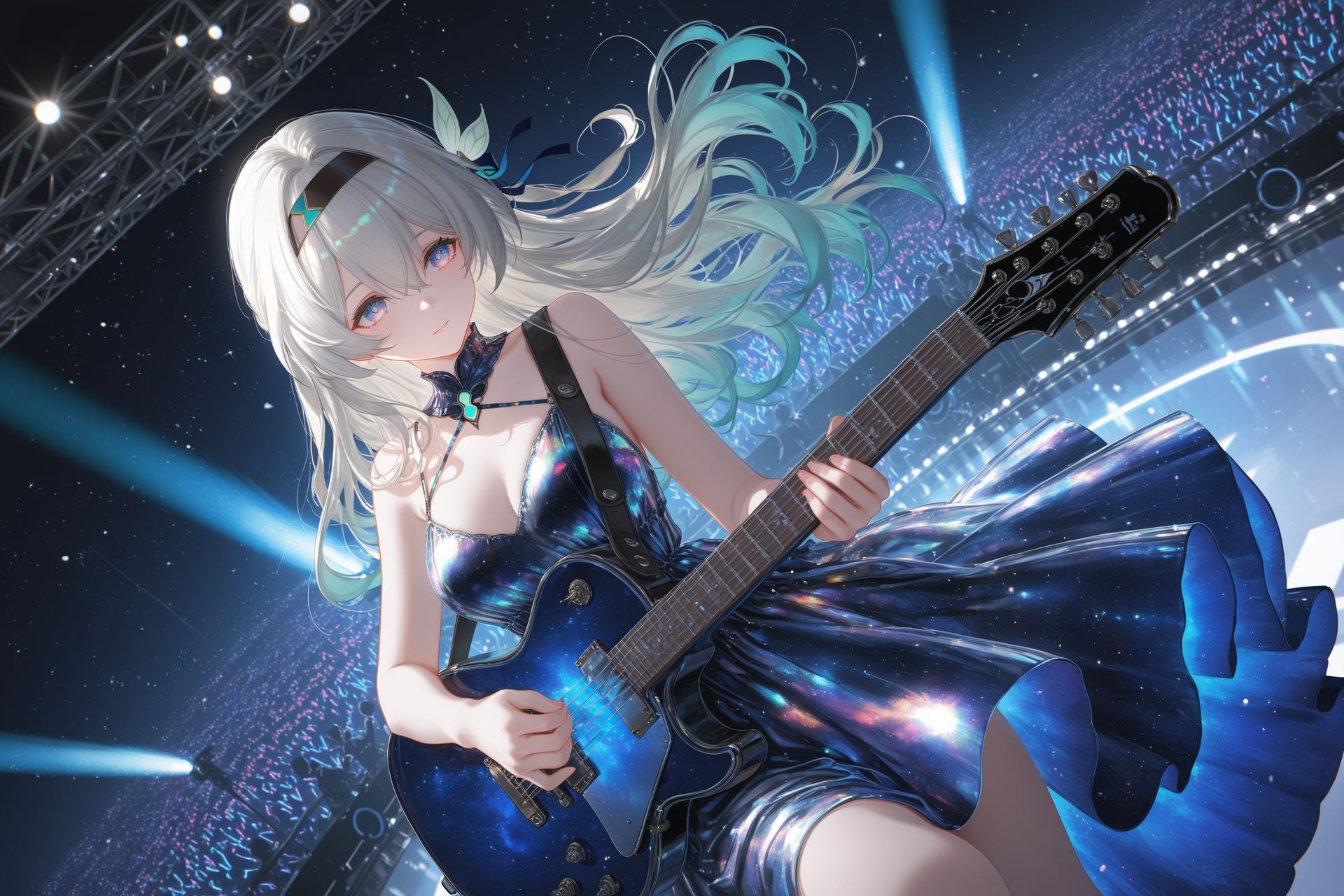 星空吉他手！原神 崩坏星穹铁道 鸣潮 鬼灭之刃 芙宁娜 二次元 cos 服,第5张