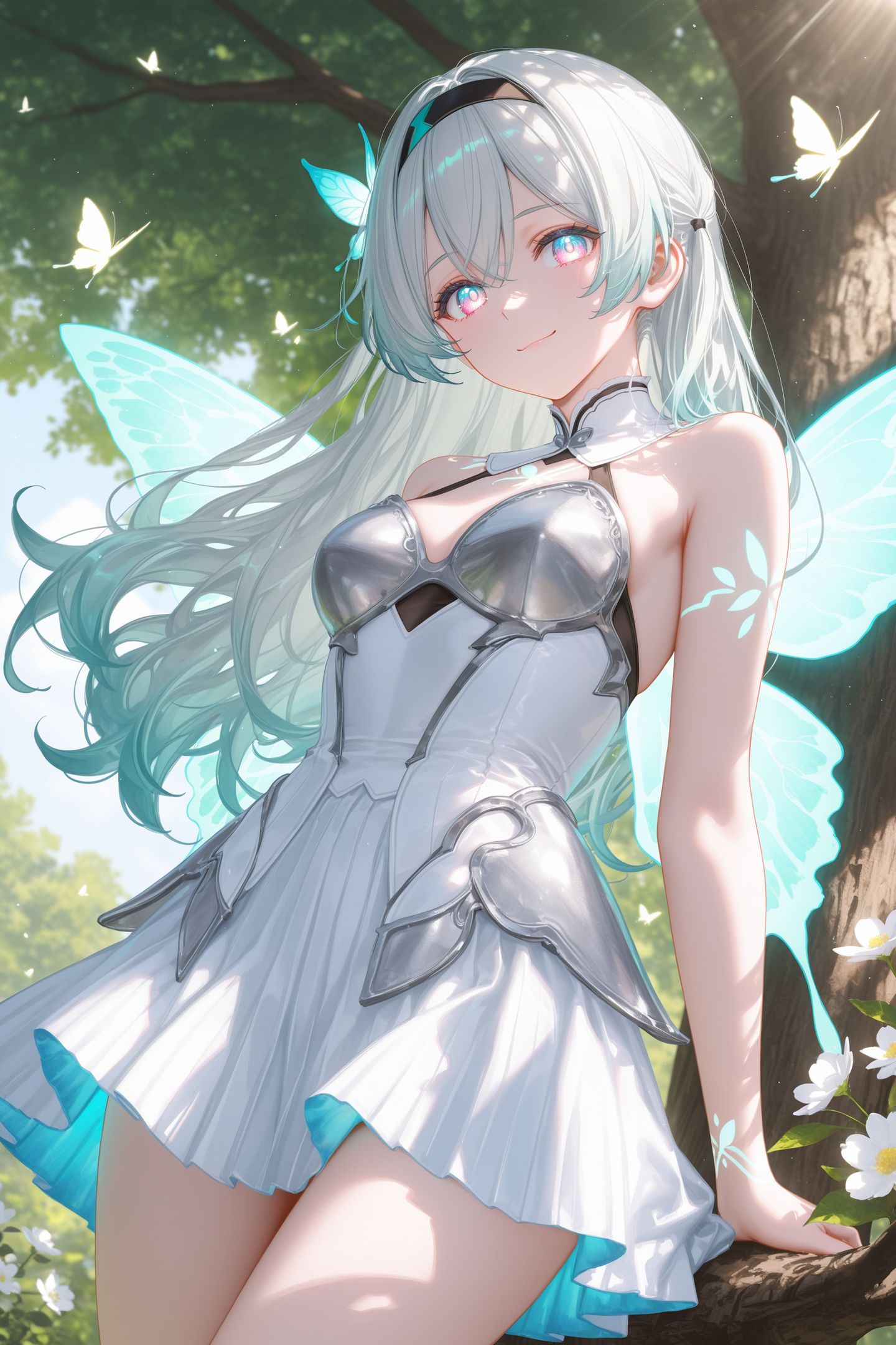 全新绿色森林蝴蝶女神，原神 崩坏星穹铁道 火影忍者 鬼灭之刃 葬送的芙莉莲,第2张