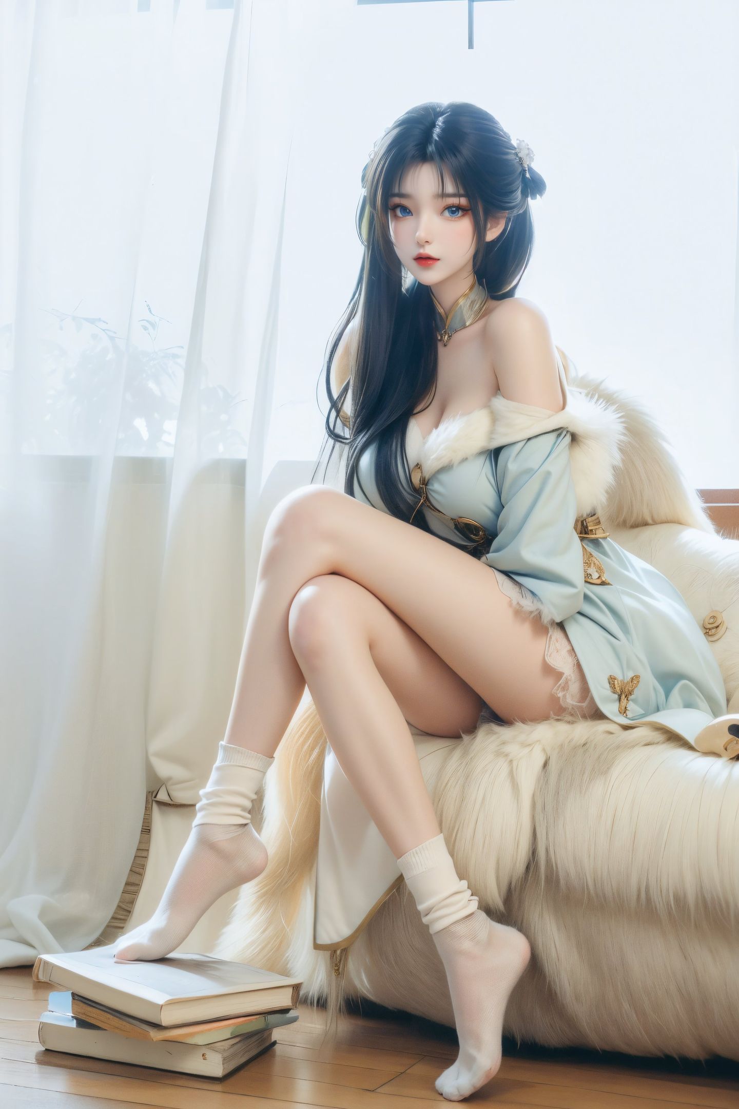 诛仙碧瑶动漫壁纸清纯女神少女写真 美女日常穿搭、美女化妆教程、美女发型教程,第2张