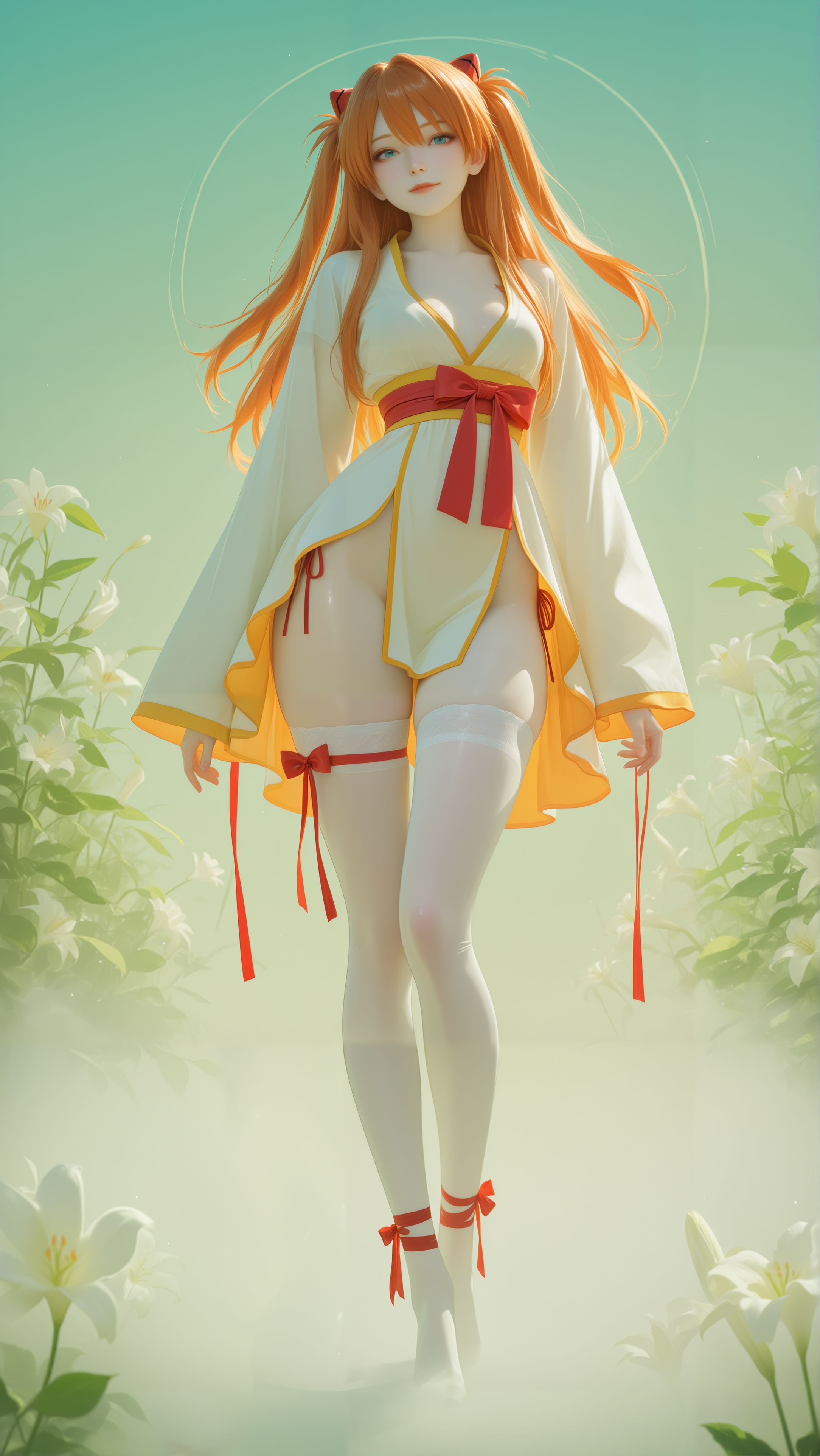 明日香新画风coser动漫美女旗袍裤袜白丝 二次元平台、二次元话题,第4张