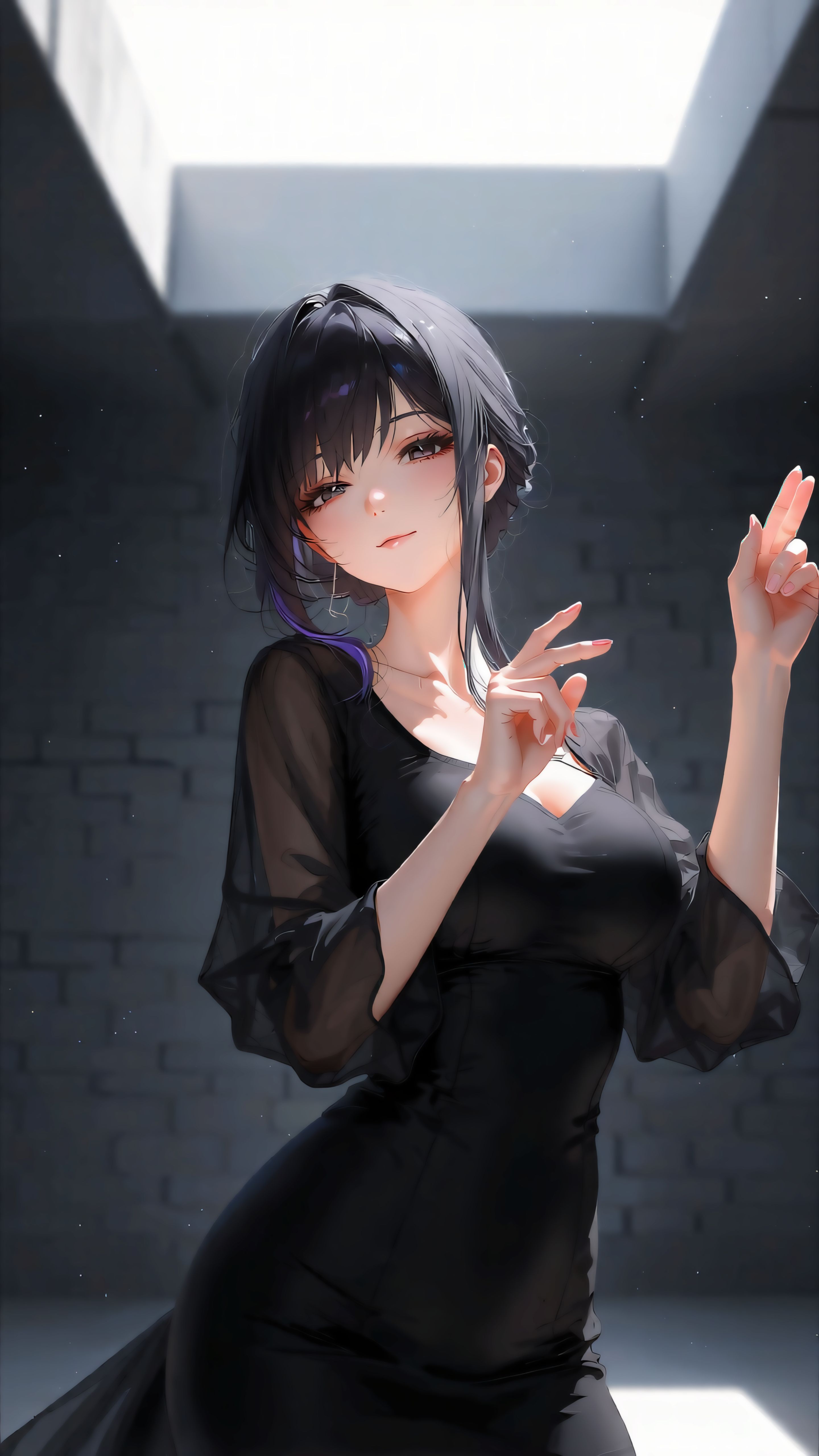 二次元少女颜值暴击魔鬼身材 美图插画眼镜黑镜框,第2张