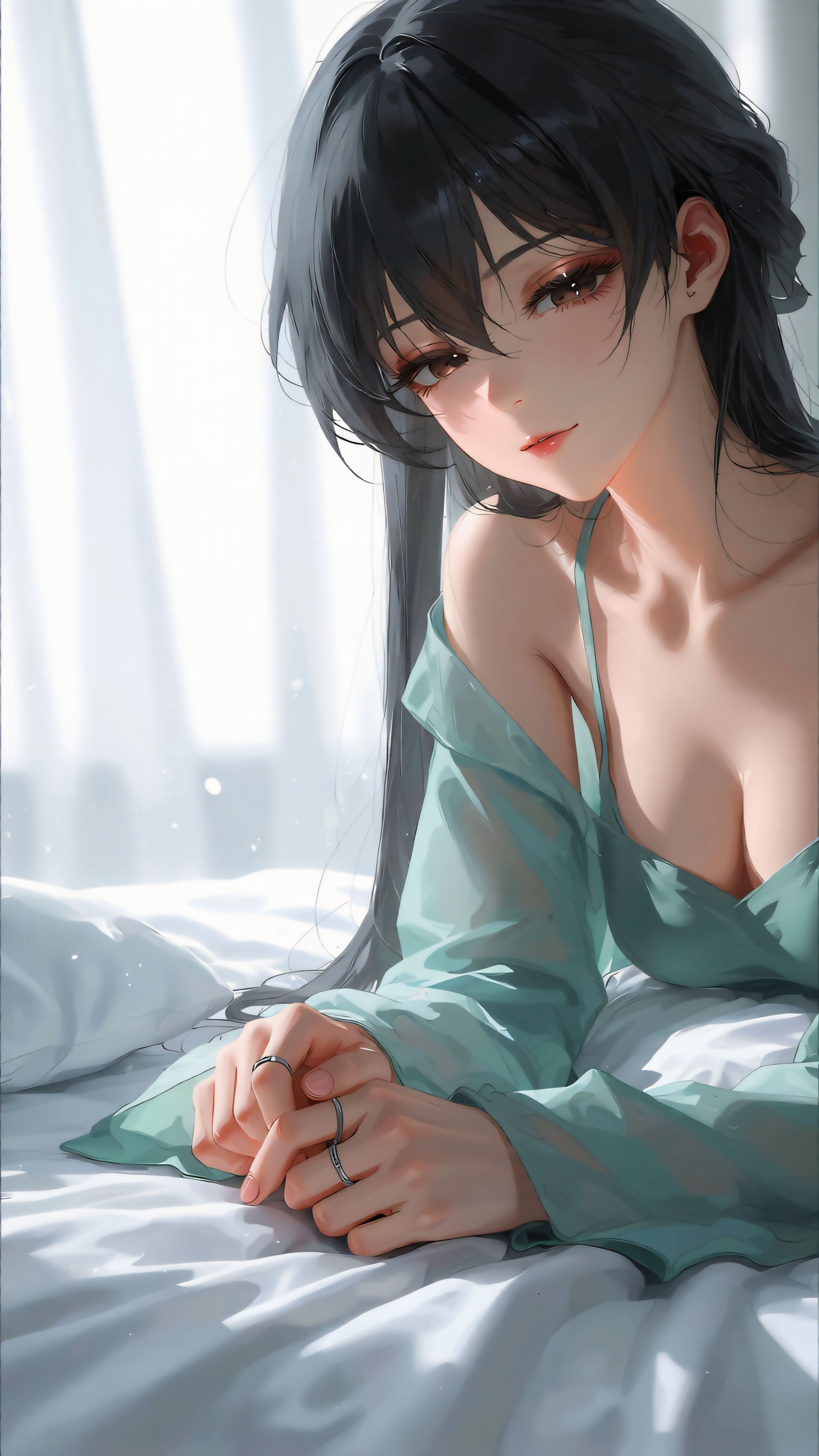 二次元美女清冷氛围感直接封神 绝美插画4k超清氛围感动漫美图,第1张