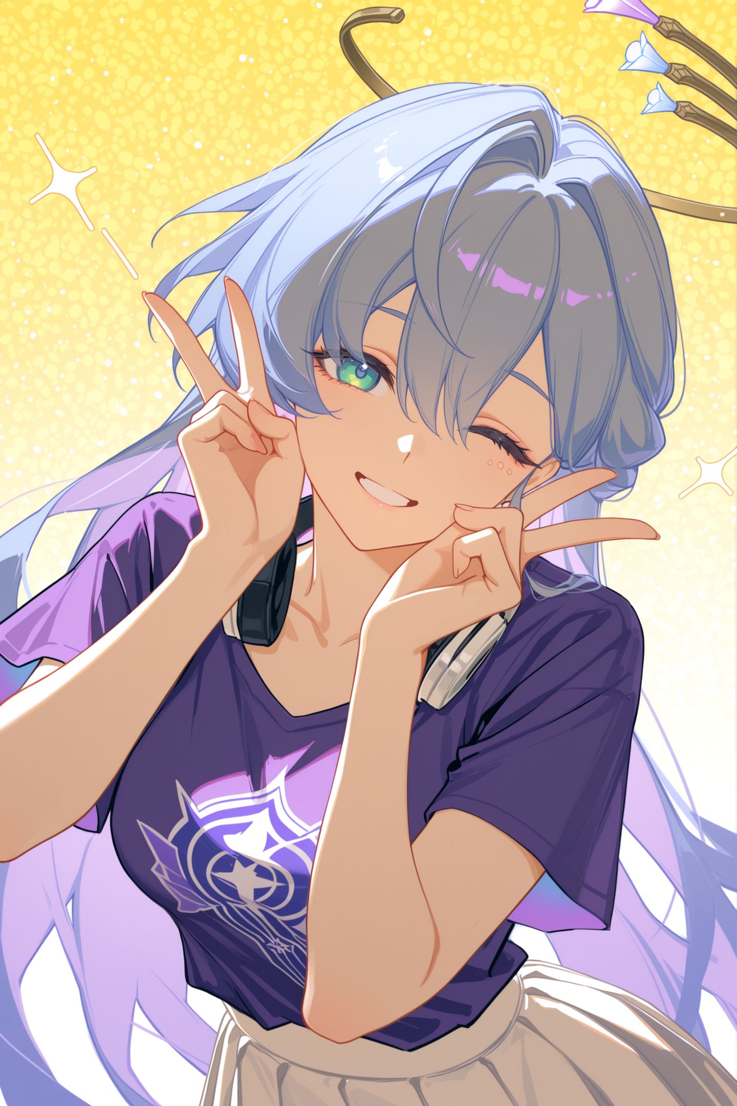 二次元同人知更鸟 手游星穹铁道壁纸图片,第2张