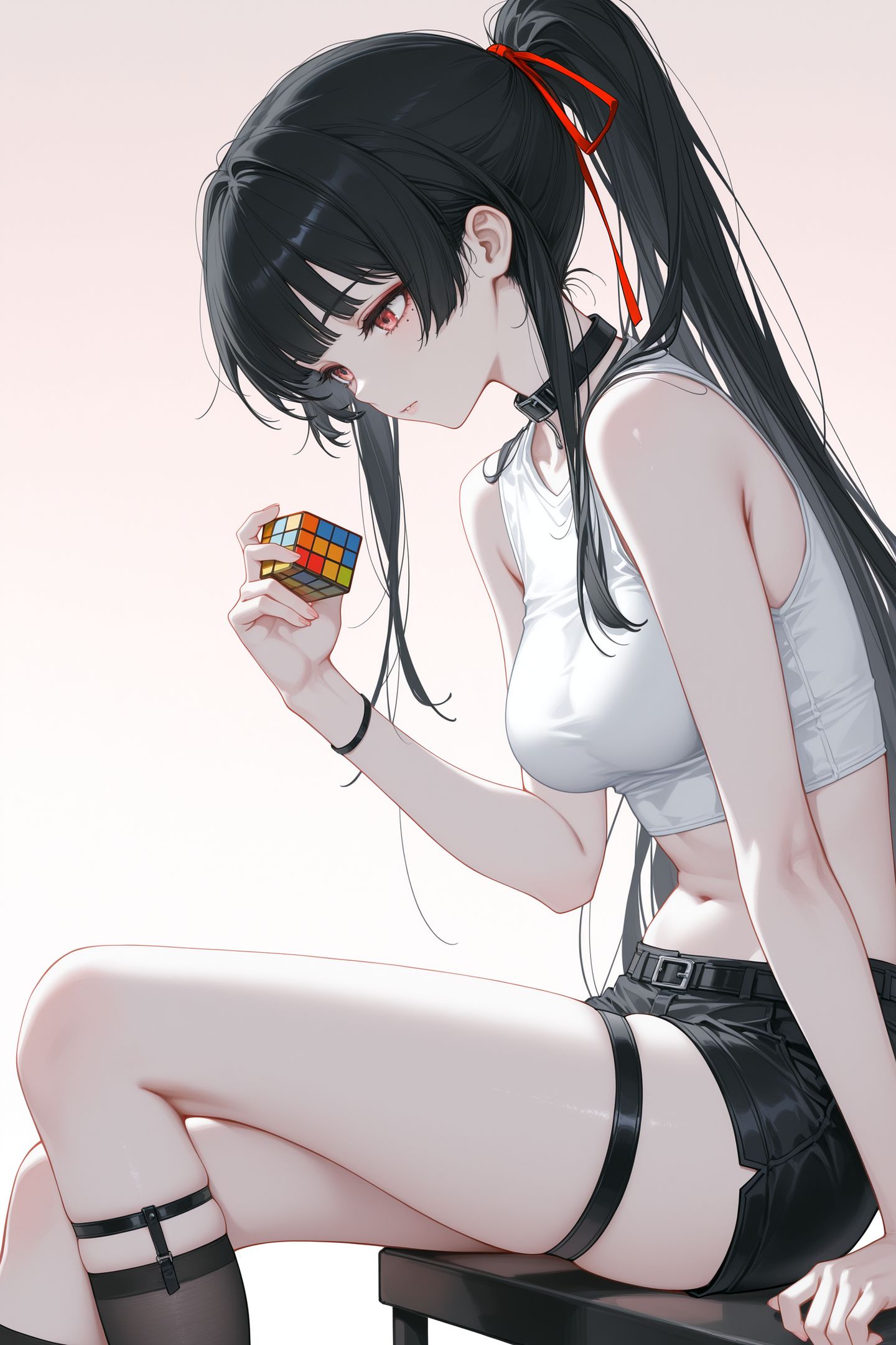 千咲可爱捏，同人插画鸣潮千咲二次元,第7张