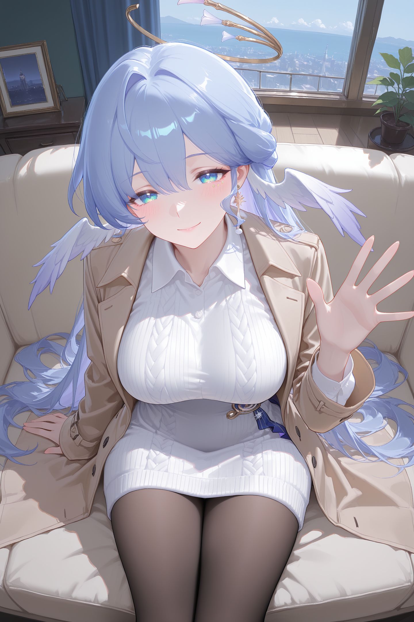 大丽花、流萤、知更鸟、花火手机壁纸 黑丝美腿,第4张