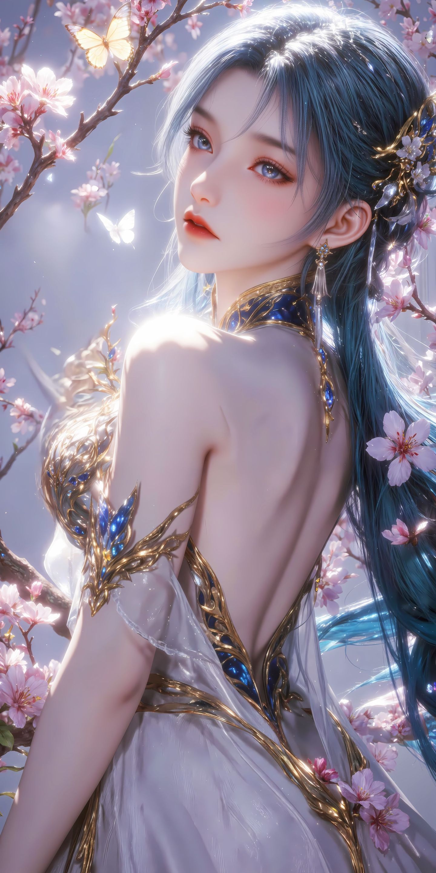 国漫动漫动画美女《绝世唐门》王秋儿手机壁纸锁屏桌面,第2张