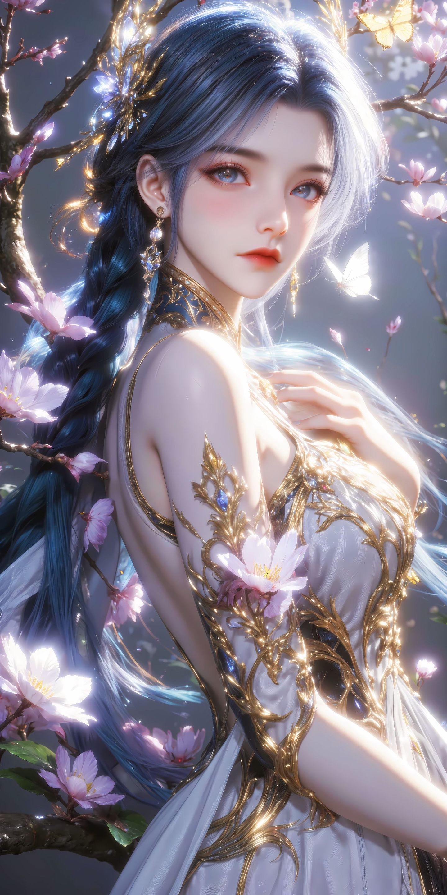 国漫动漫动画美女《绝世唐门》王秋儿手机壁纸锁屏桌面,第3张