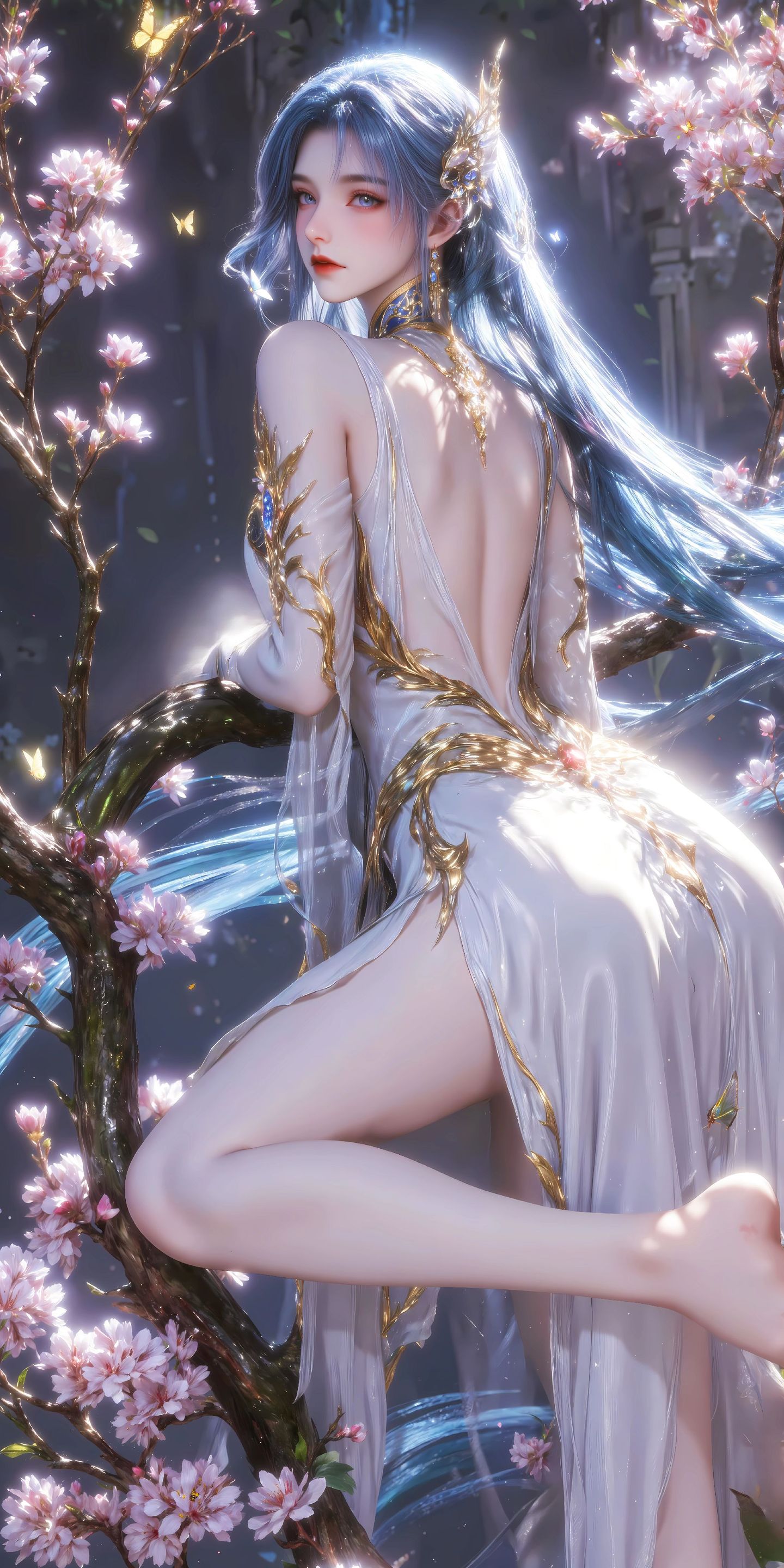国漫动漫动画美女《绝世唐门》王秋儿手机壁纸锁屏桌面,第4张