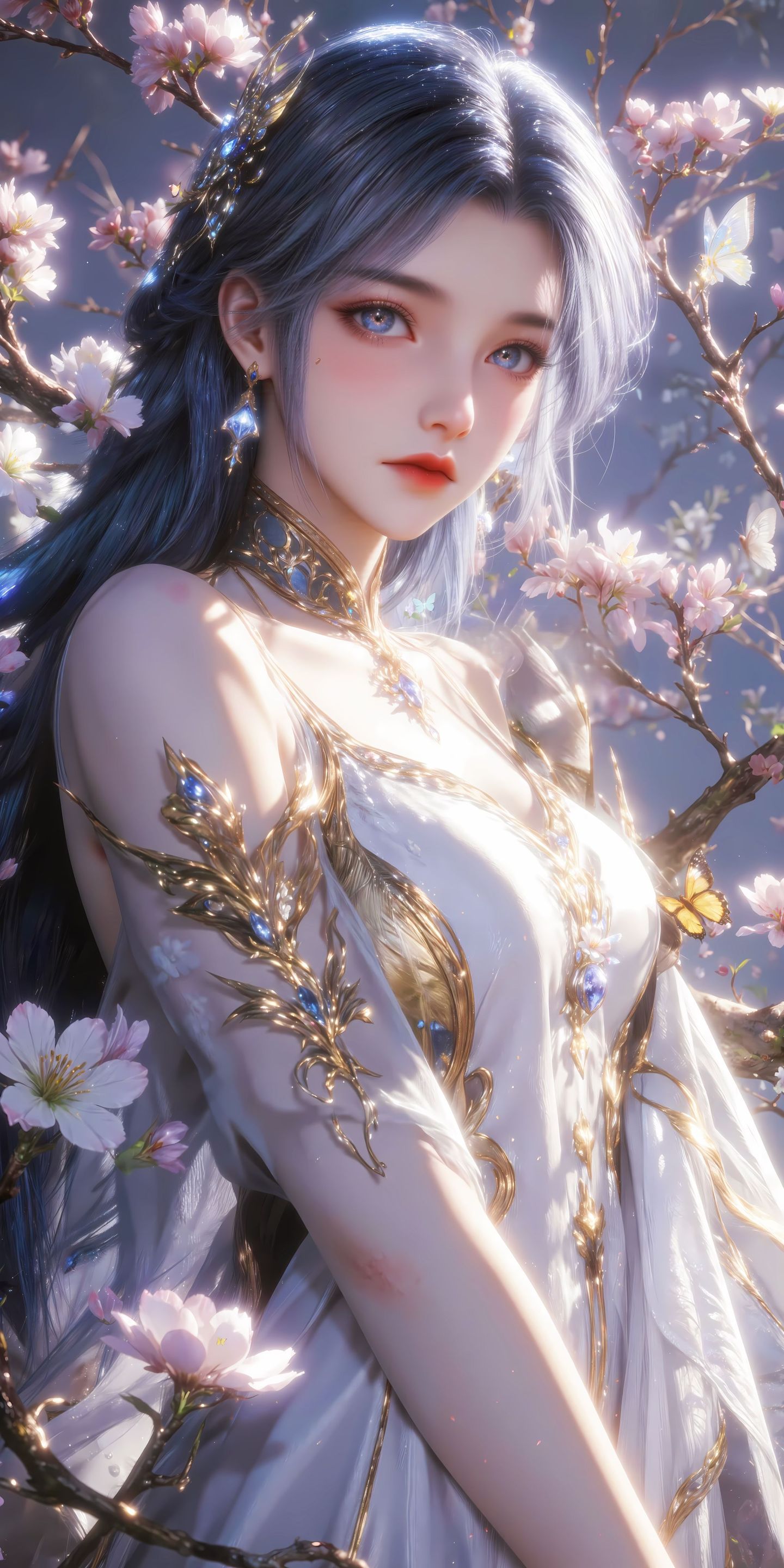 国漫动漫动画美女《绝世唐门》王秋儿手机壁纸锁屏桌面,第5张