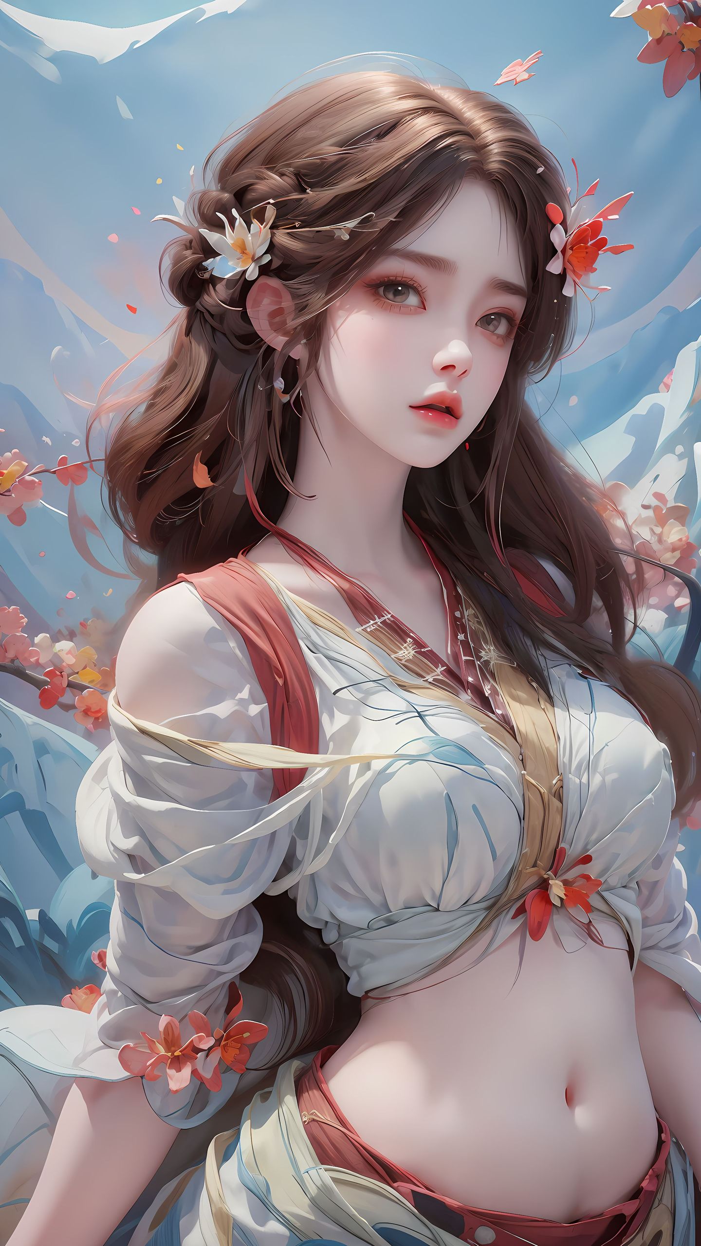 火灵儿《完美世界》动漫动画手机锁屏壁纸桌面,第1张