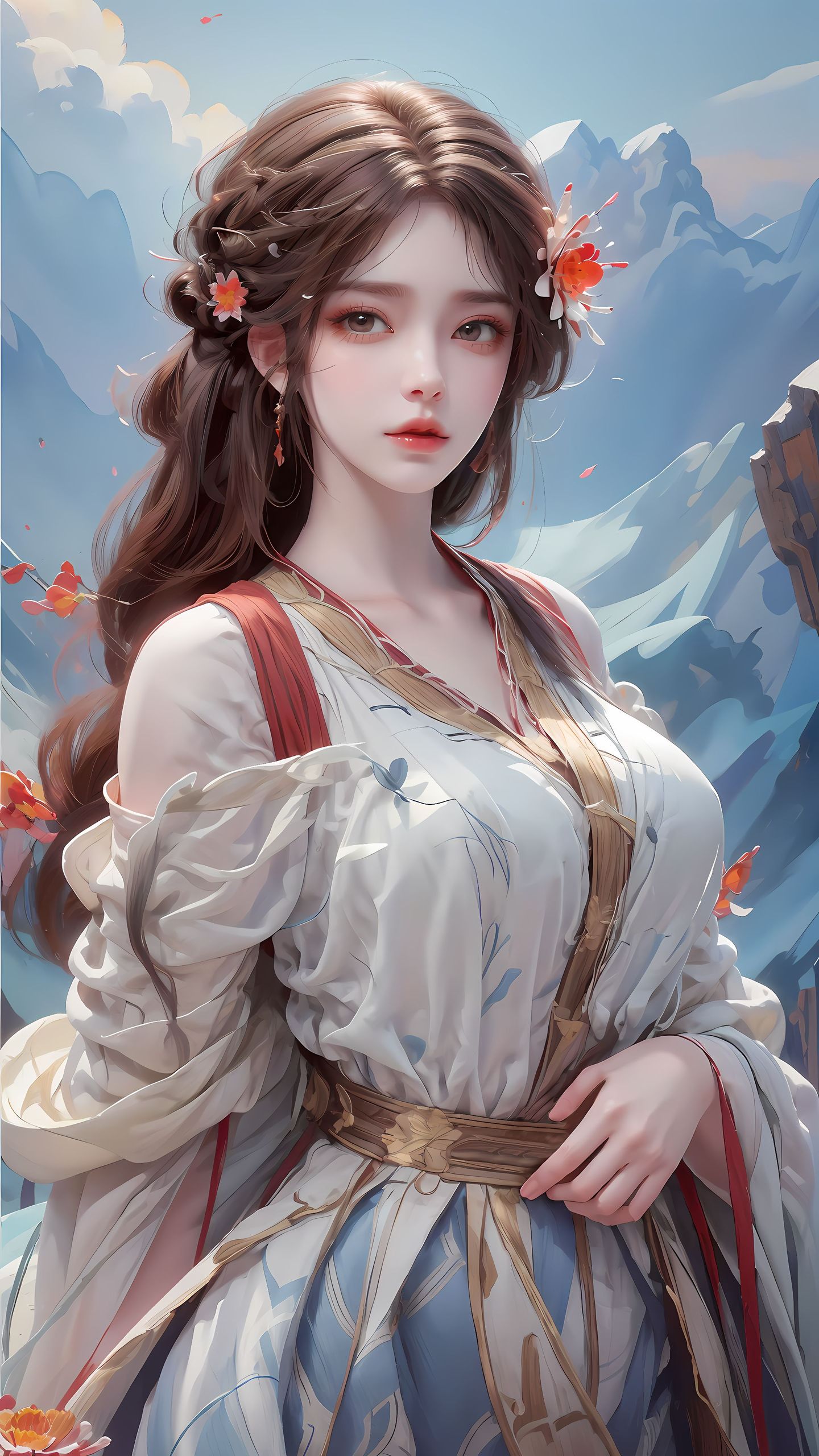 火灵儿《完美世界》动漫动画手机锁屏壁纸桌面,第4张