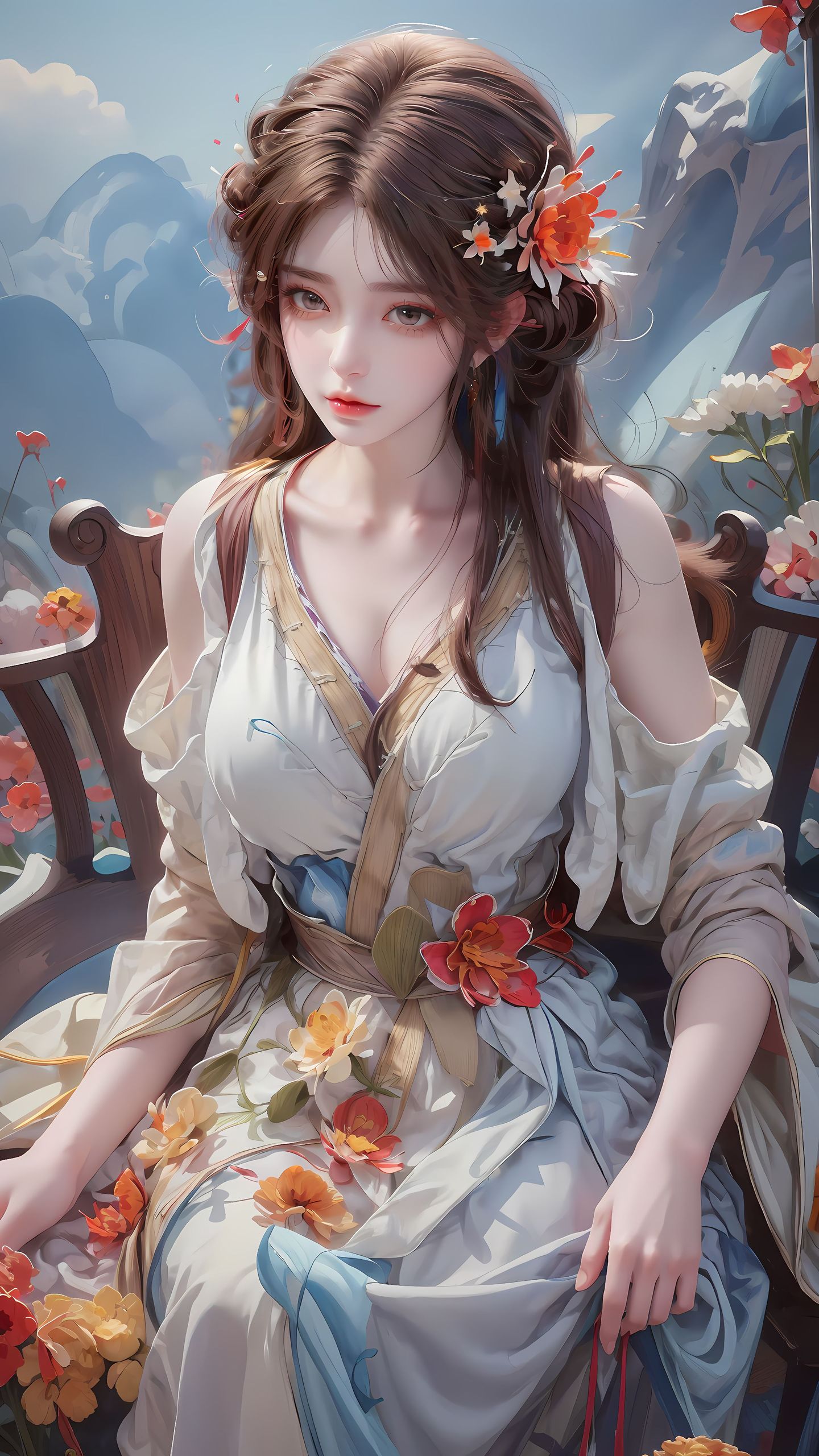 火灵儿《完美世界》动漫动画手机锁屏壁纸桌面,第3张