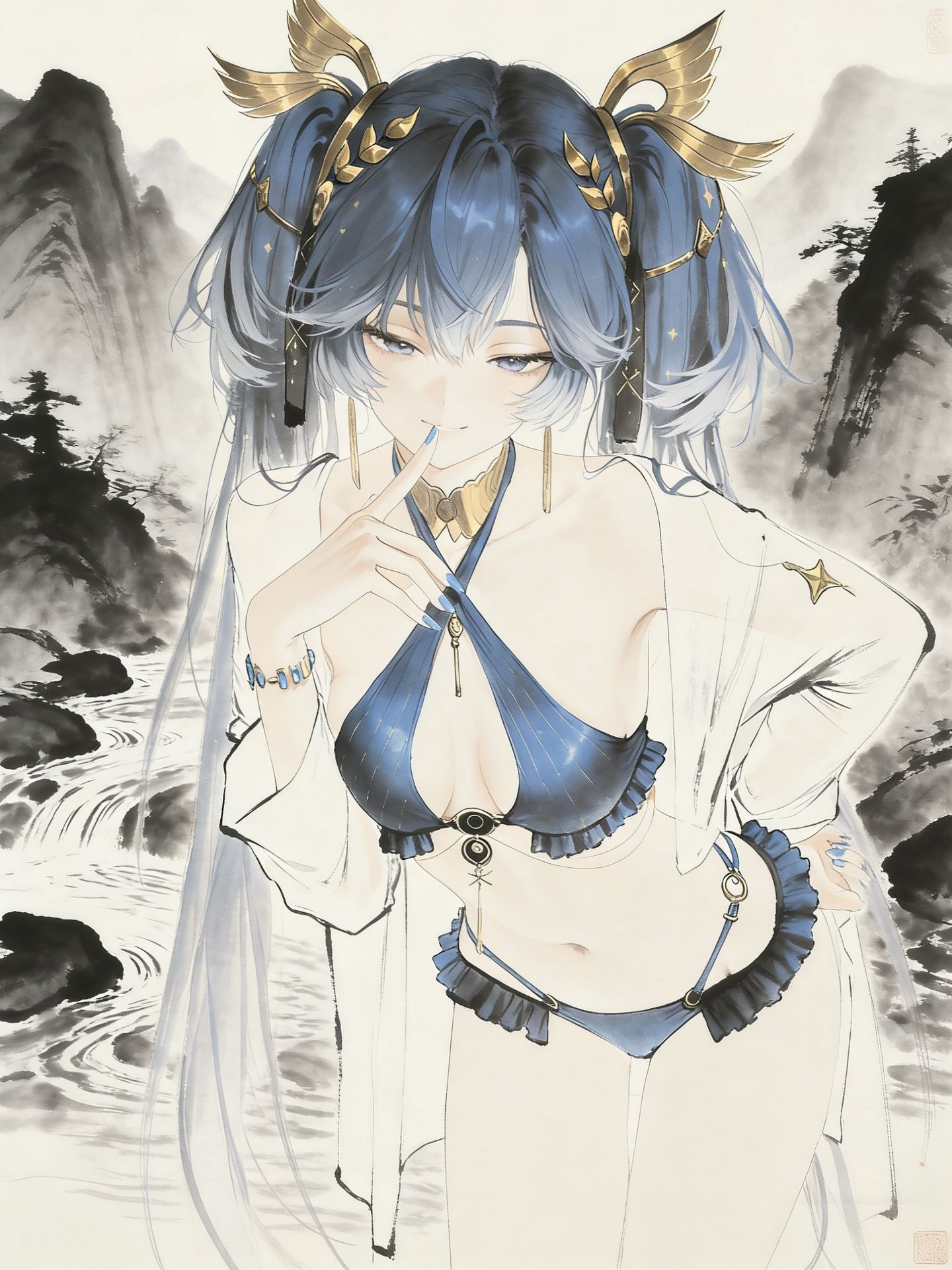 二次元游戏手游鸣潮角色美图壁纸图片,第2张