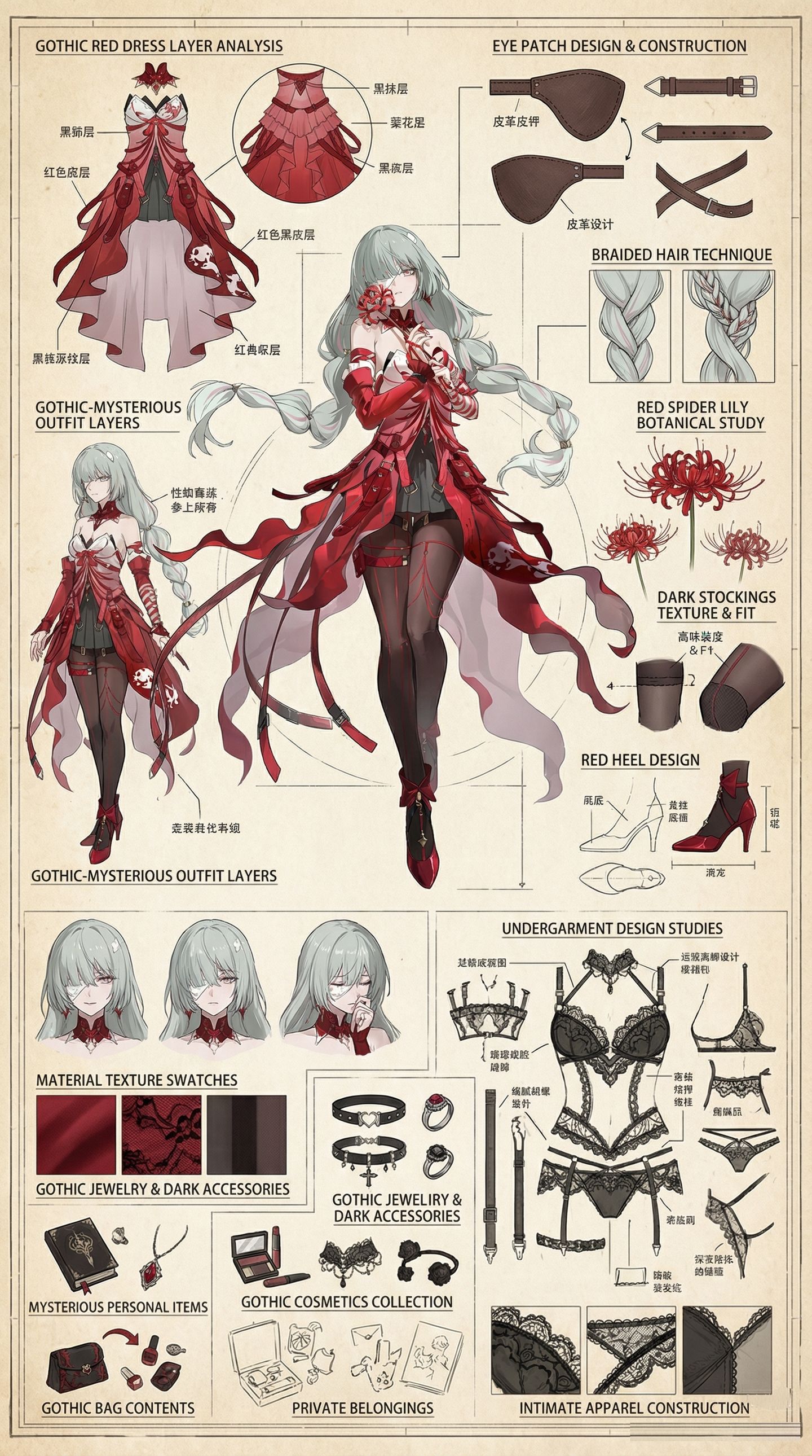 人物内搭解析 鸣潮ai二次元美图绘画图片,第2张