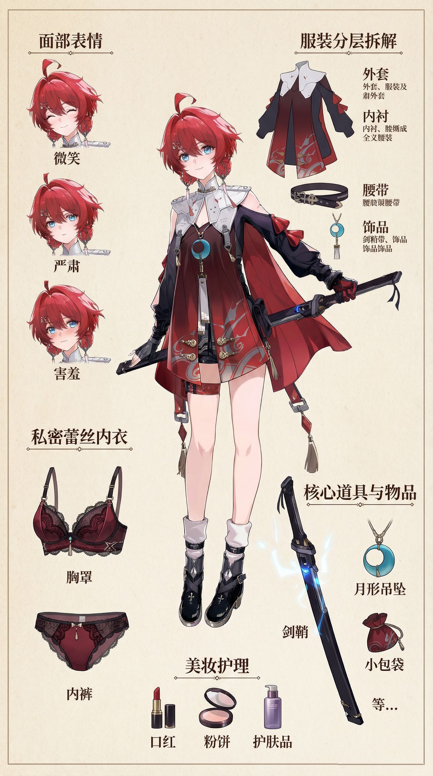 细节~鸣潮二次元美图人物解析,第3张