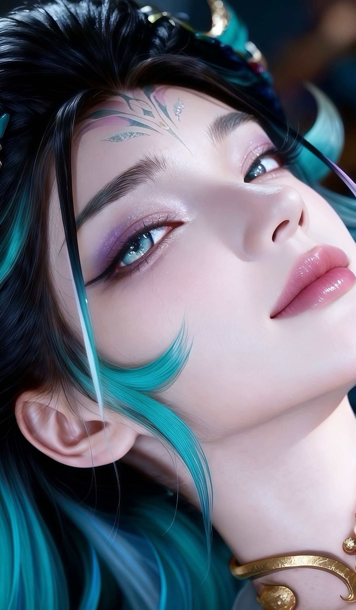 女娲妲己高清蛇年限定壁纸 王者荣耀 ai绘画,第2张 女娲妲己高清蛇年限定壁纸 王者荣耀 ai绘画,第2张