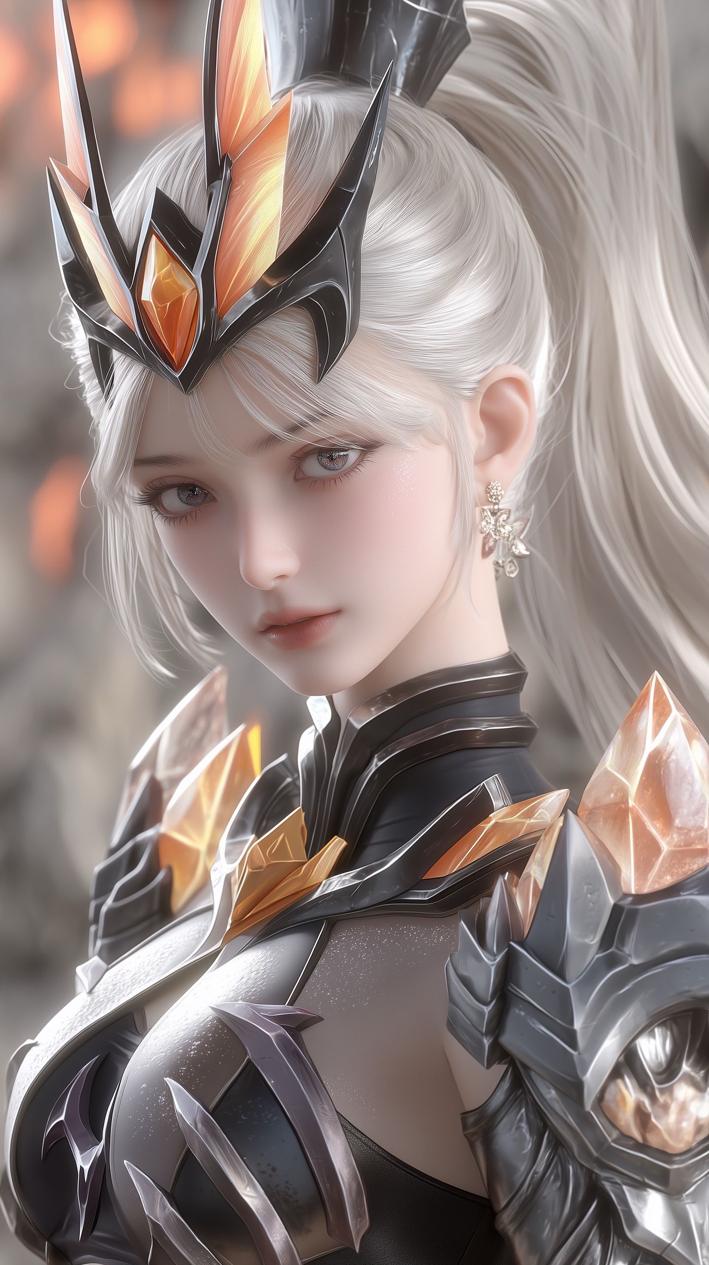 王者荣耀手机壁纸 锁屏壁纸 主题 花木兰 唯美清晰,第8张