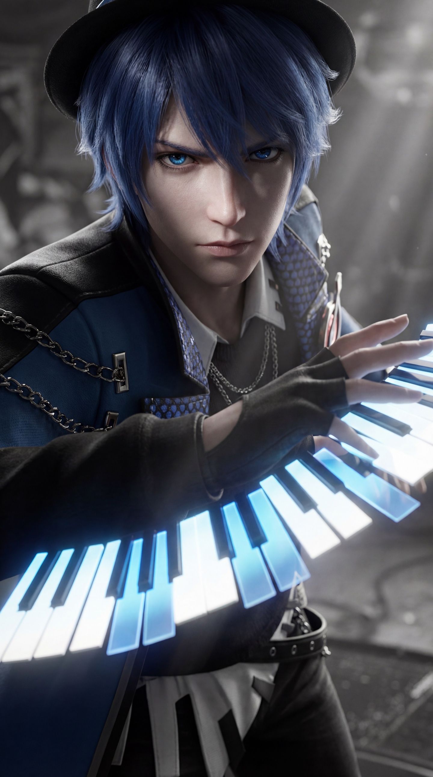 音你系列 孙尚香 小乔 周瑜 王者荣耀皮肤主题手机壁纸,第3张