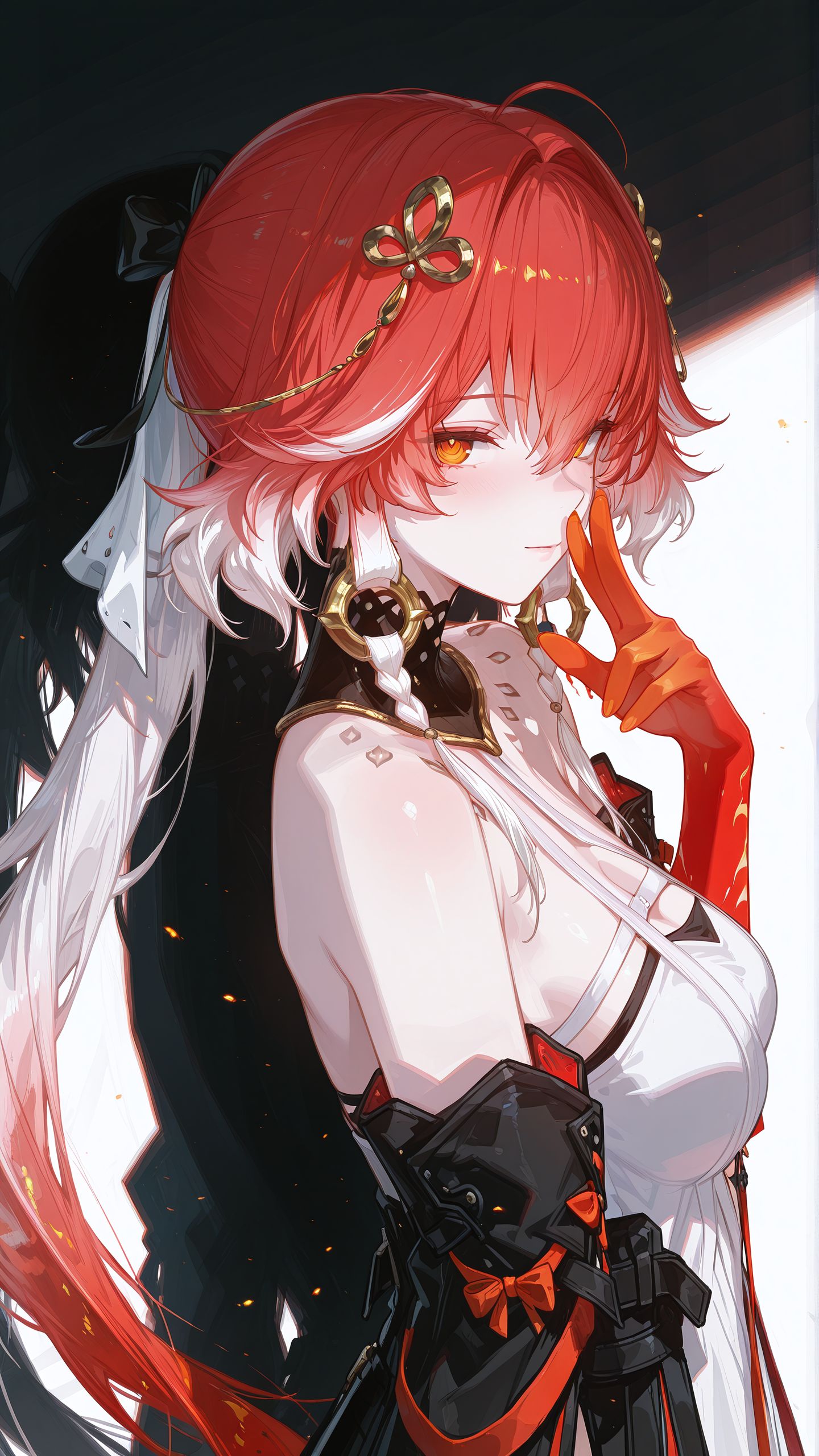 二次元鸣潮手游 人物角色高清壁纸 ai绘画高清分辨率,第3张