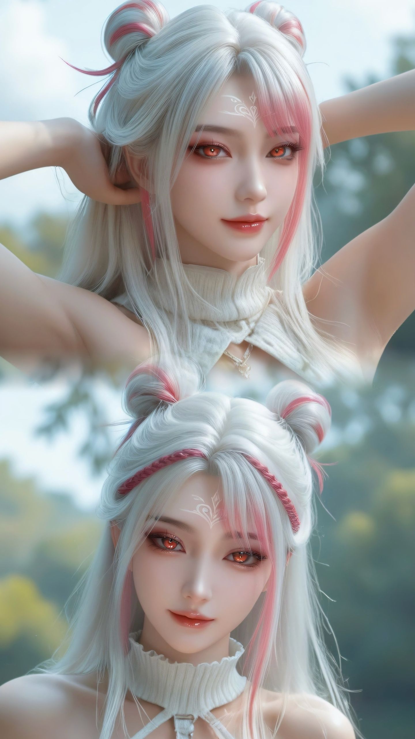 克金玩家南小橙手机壁纸锁屏壁纸桌面，眼神很有魅力。国漫女神美女,第2张