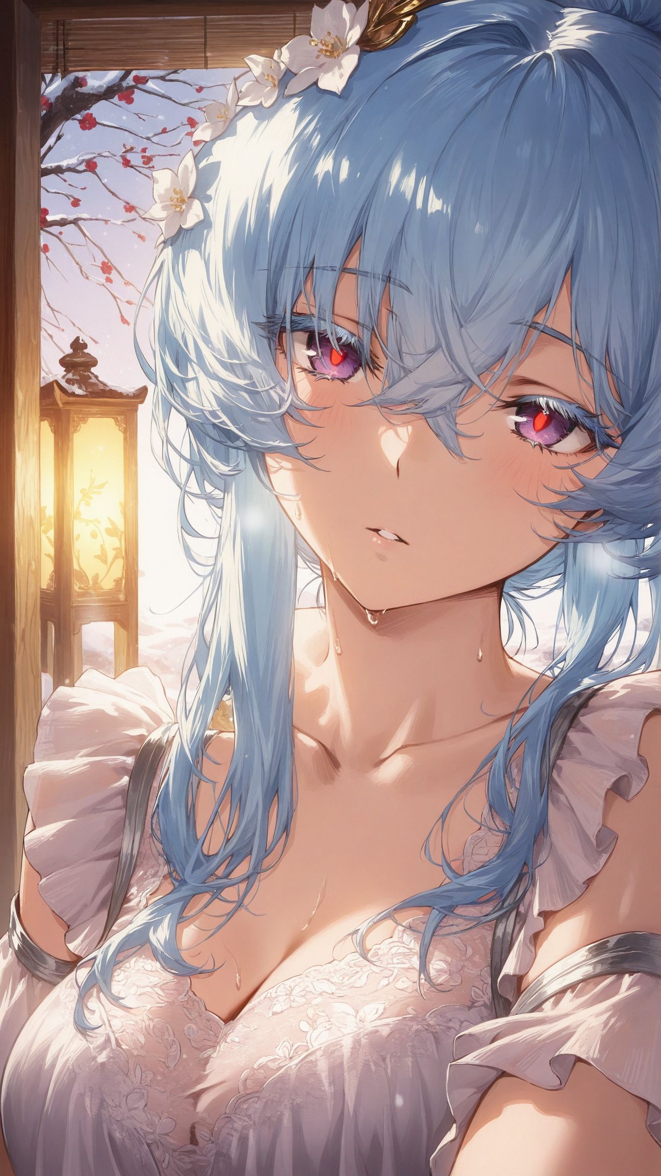 鸣潮游戏角色女团 赞妮 奥古斯塔 尤诺 卡提希娅，礼服旗袍美腿丝袜,第4张