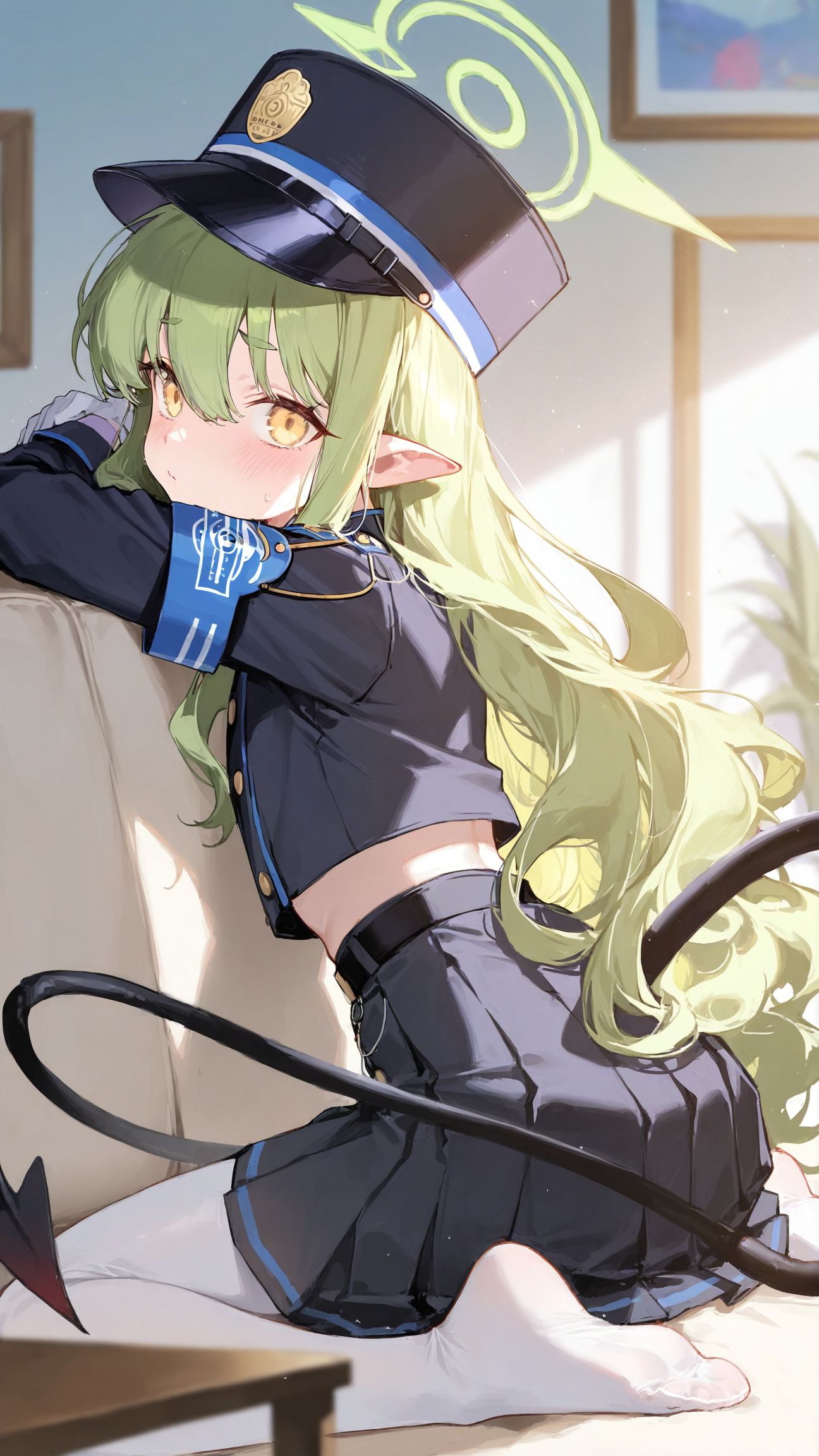 蔚蓝档案 爱丽丝 橘光 砂狼白子 普拉娜 尾巴兽耳冰淇淋,第1张