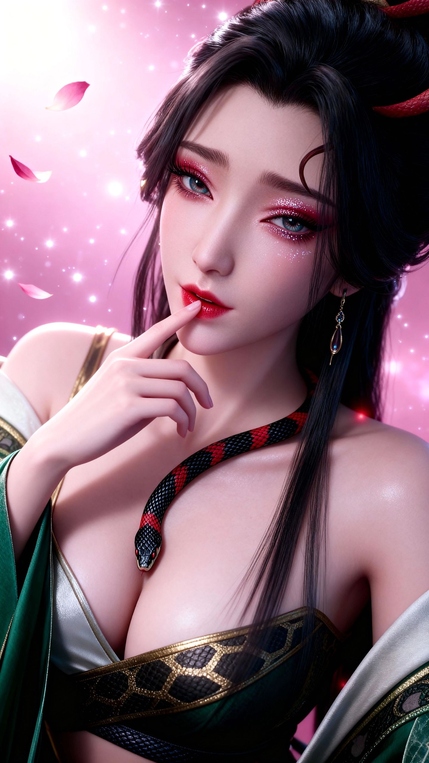 龙娇男4k壁纸手机壁纸 牧神记动漫国漫女神美女 蛇 福利,第1张