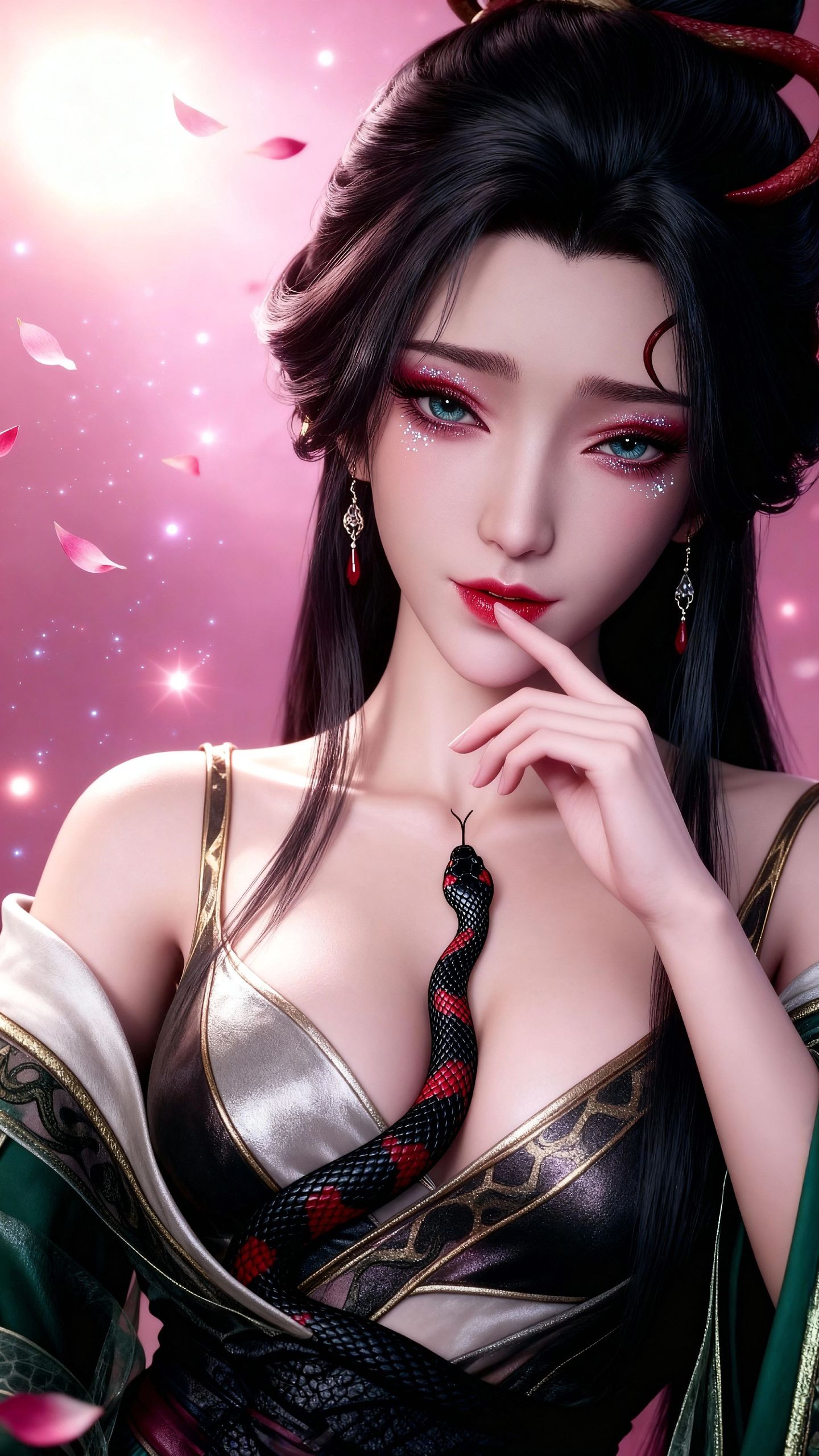 龙娇男4k壁纸手机壁纸 牧神记动漫国漫女神美女 蛇 福利,第2张