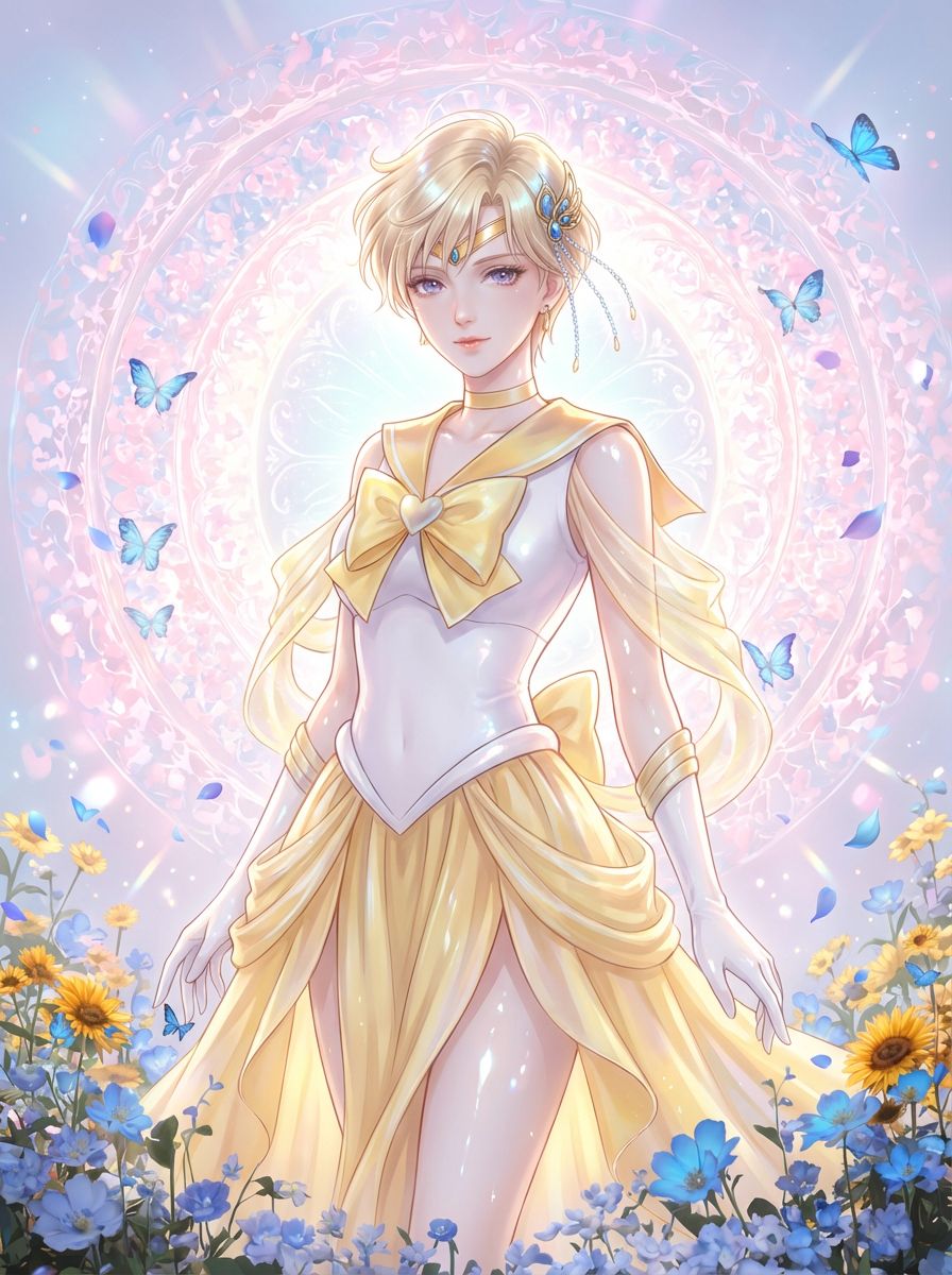 美少女二创ai绘制 二次元壁纸动漫美女 美少女战士,第7张