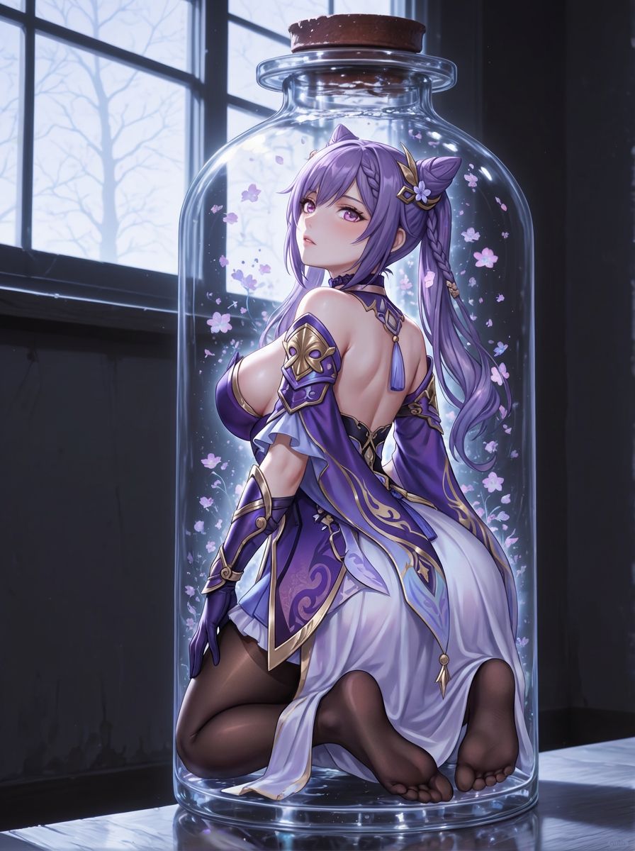 原神二创瓶中玩偶 八重神子 甘雨 神里凌华 胡桃,第2张