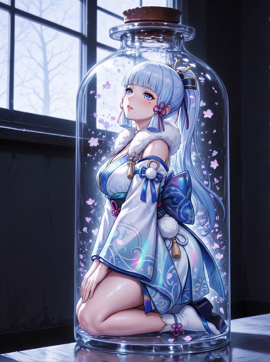 原神二创瓶中玩偶 八重神子 甘雨 神里凌华 胡桃,第9张