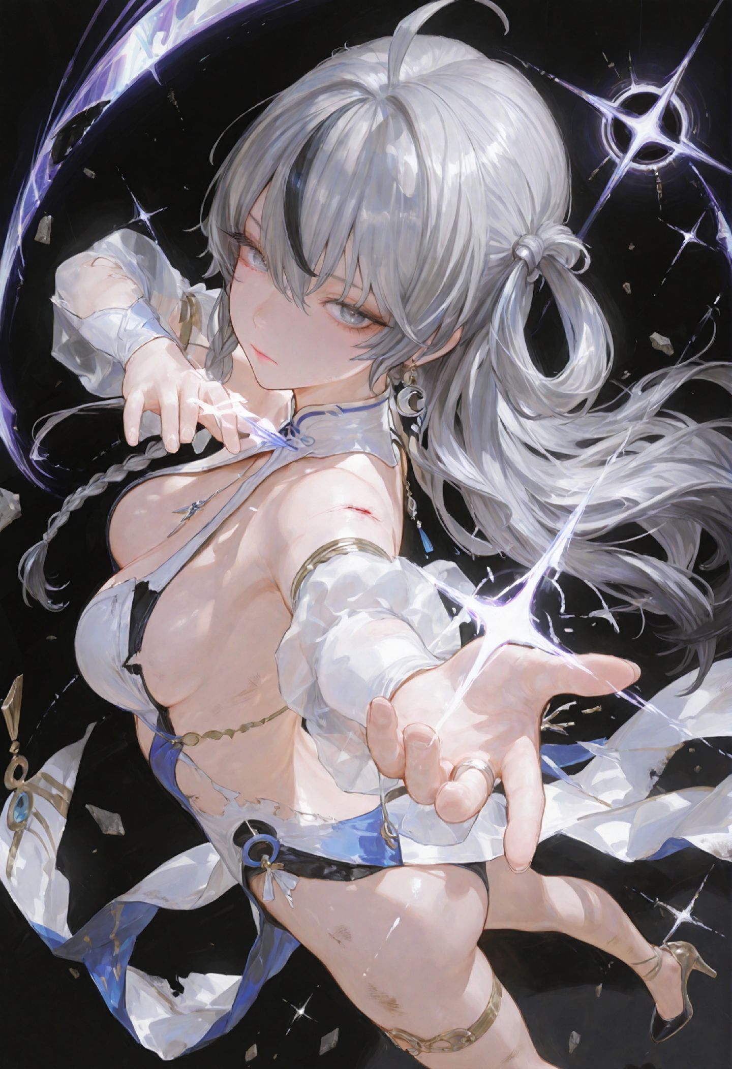 二次元壁纸 大长腿女神 全屏高清手机壁纸,第1张