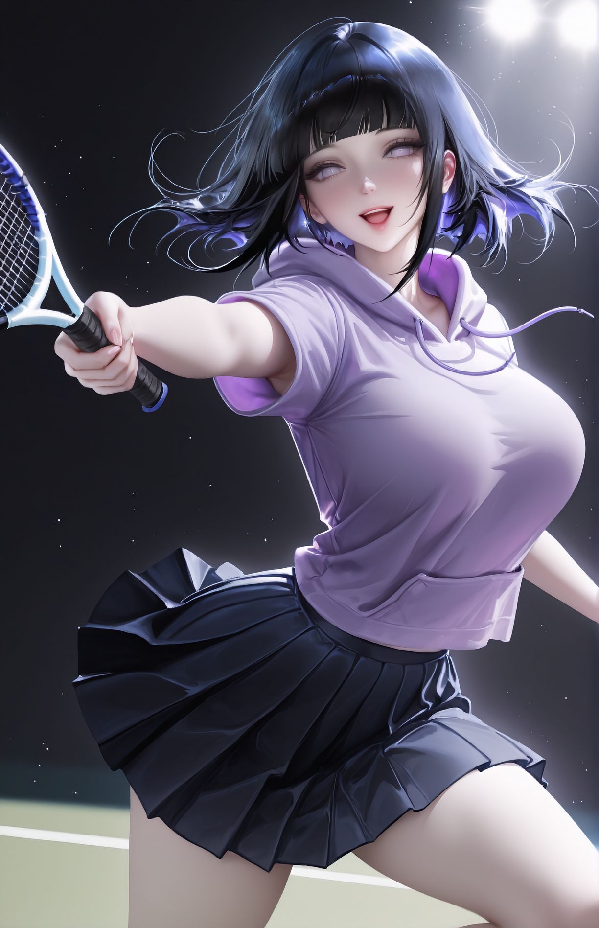 阳光健康，积极向上，活泼开朗。二次元日漫火影忍者日向雏田,第1张