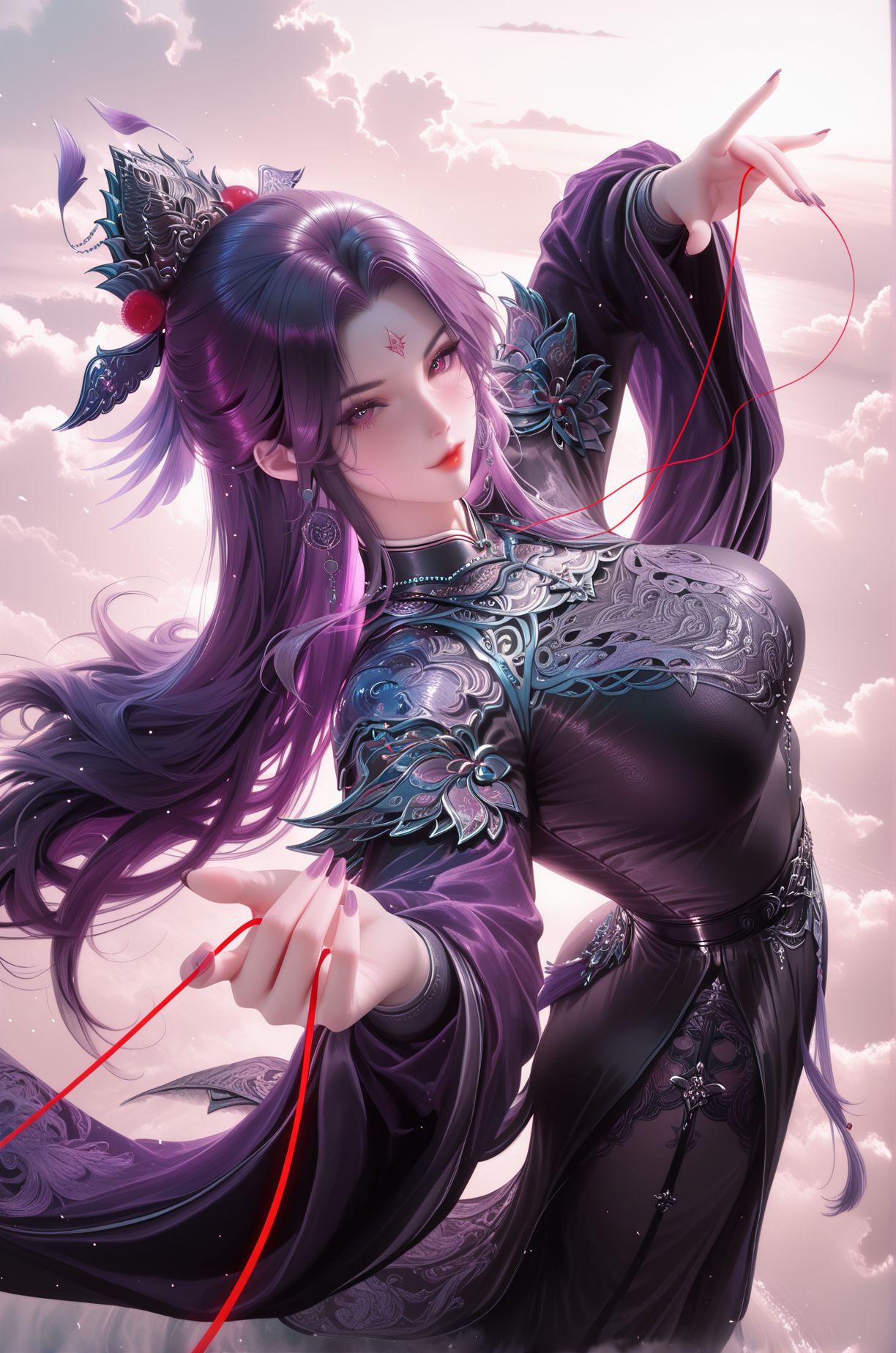 动漫国漫牧神记 司幼幽二创美图 果然紫色很有韵味,第4张