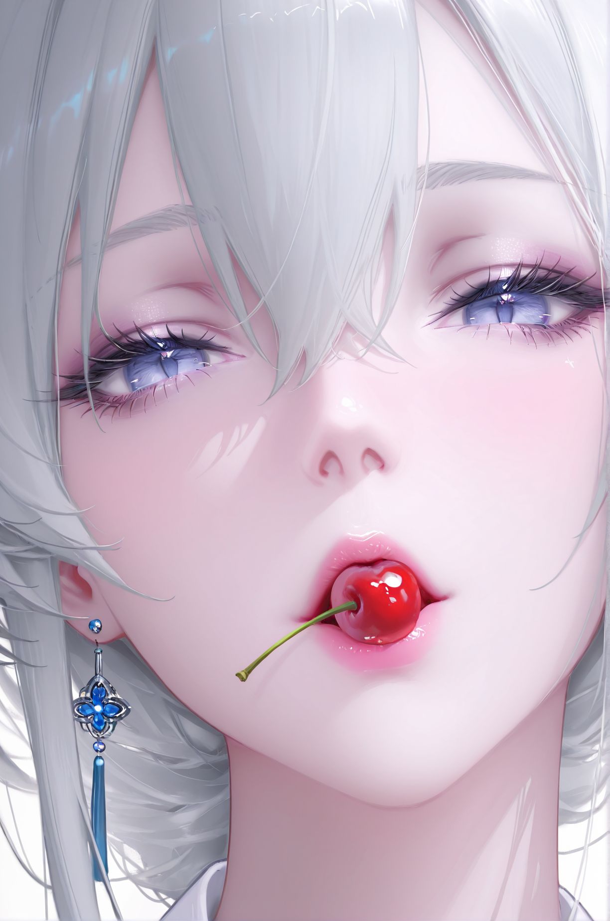 樱桃古风美女 颜值近脸手机锁屏壁纸首选好看,第1张