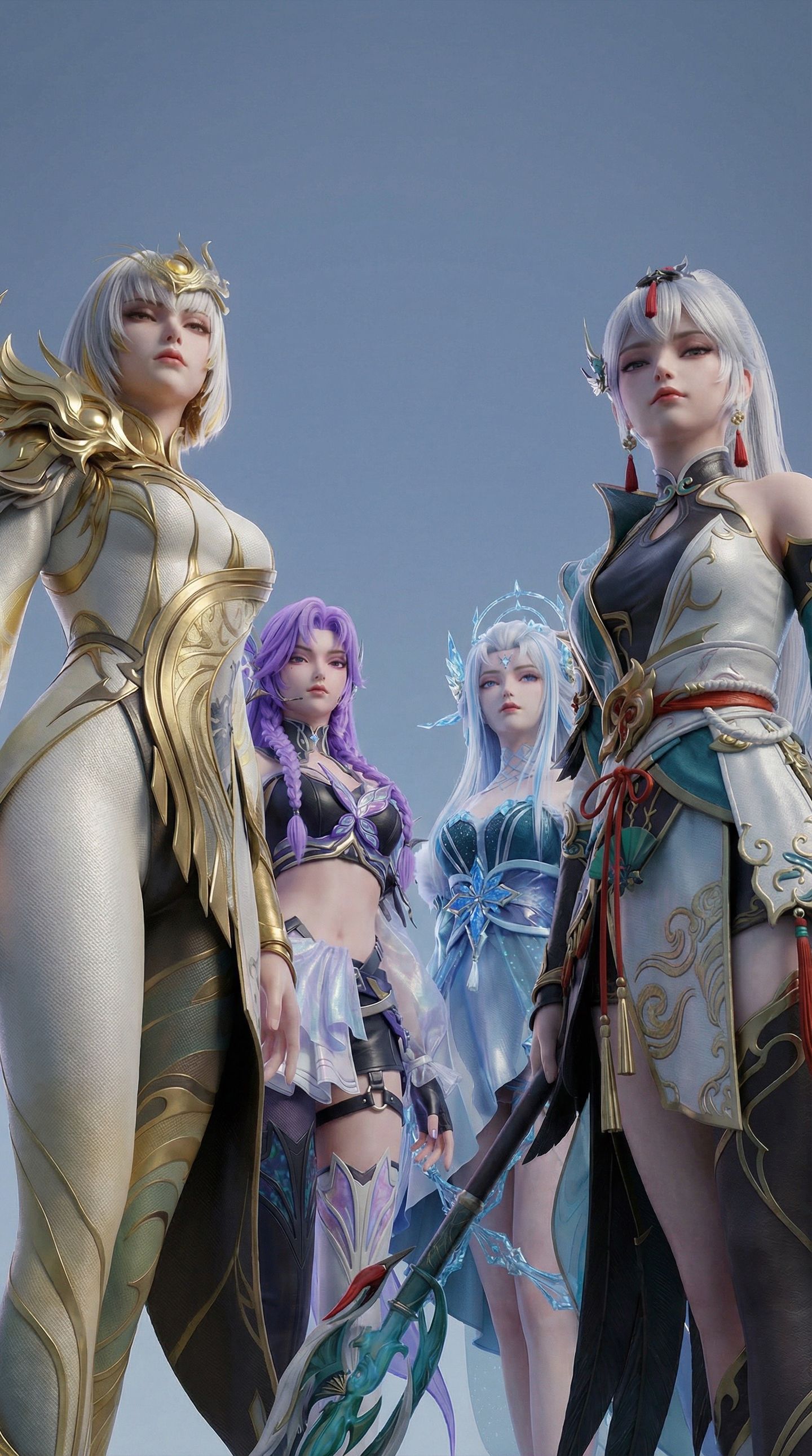 王者荣耀打野女团 镜 露娜 云缨 阿珂 选一位打野当你的野区搭档,第4张