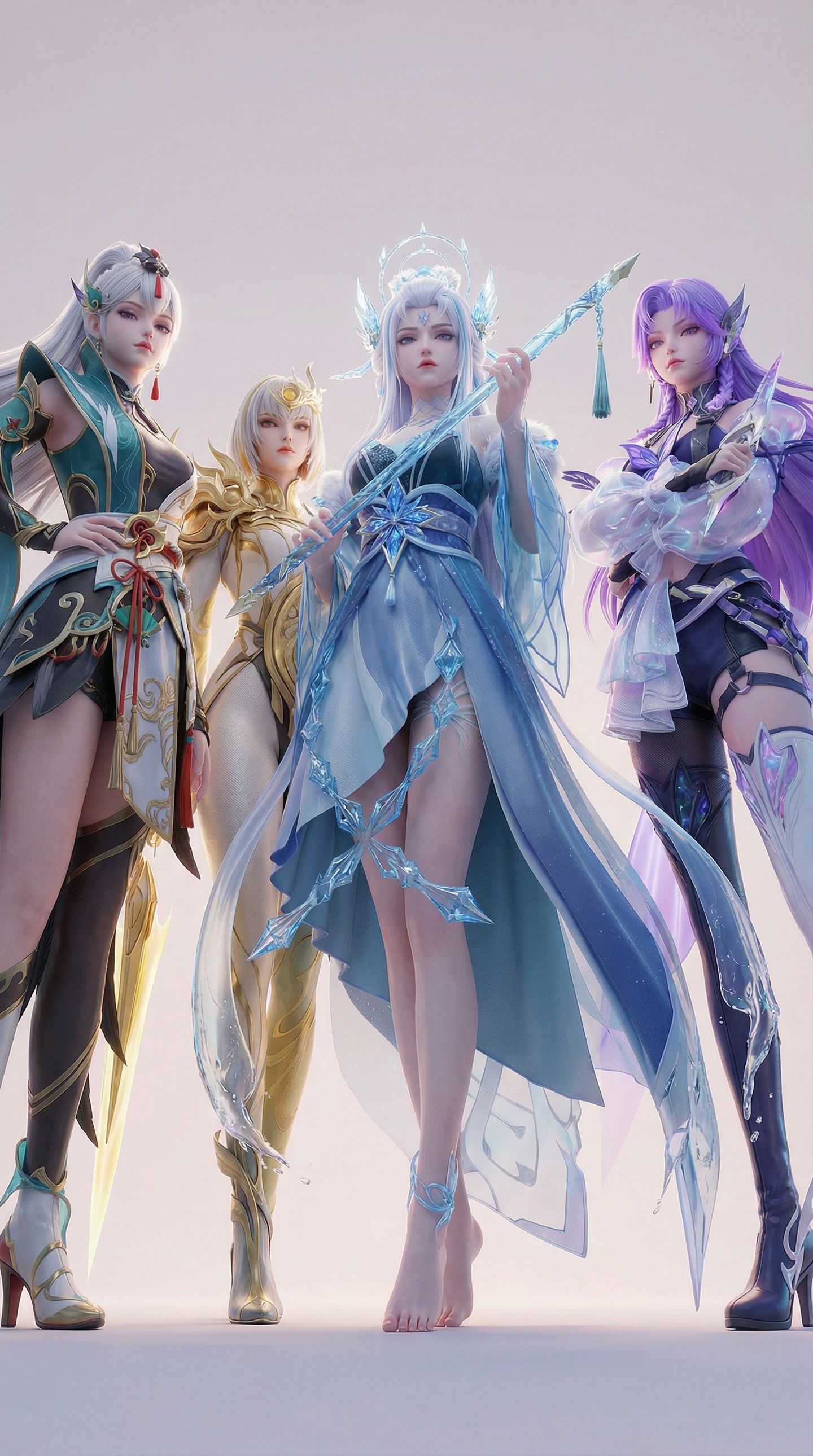 王者荣耀打野女团 镜 露娜 云缨 阿珂 选一位打野当你的野区搭档,第7张