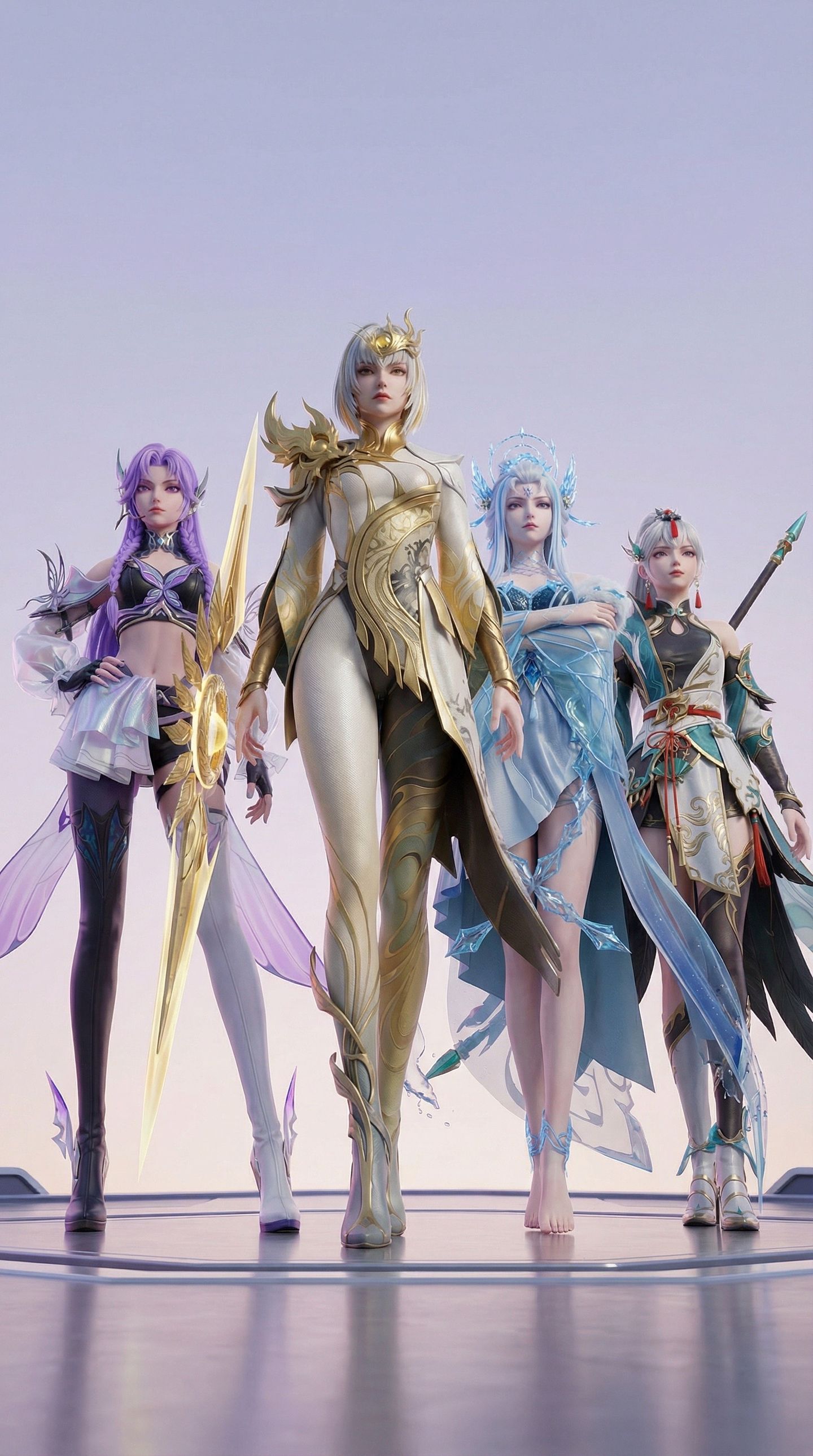 王者荣耀打野女团 镜 露娜 云缨 阿珂 选一位打野当你的野区搭档,第8张