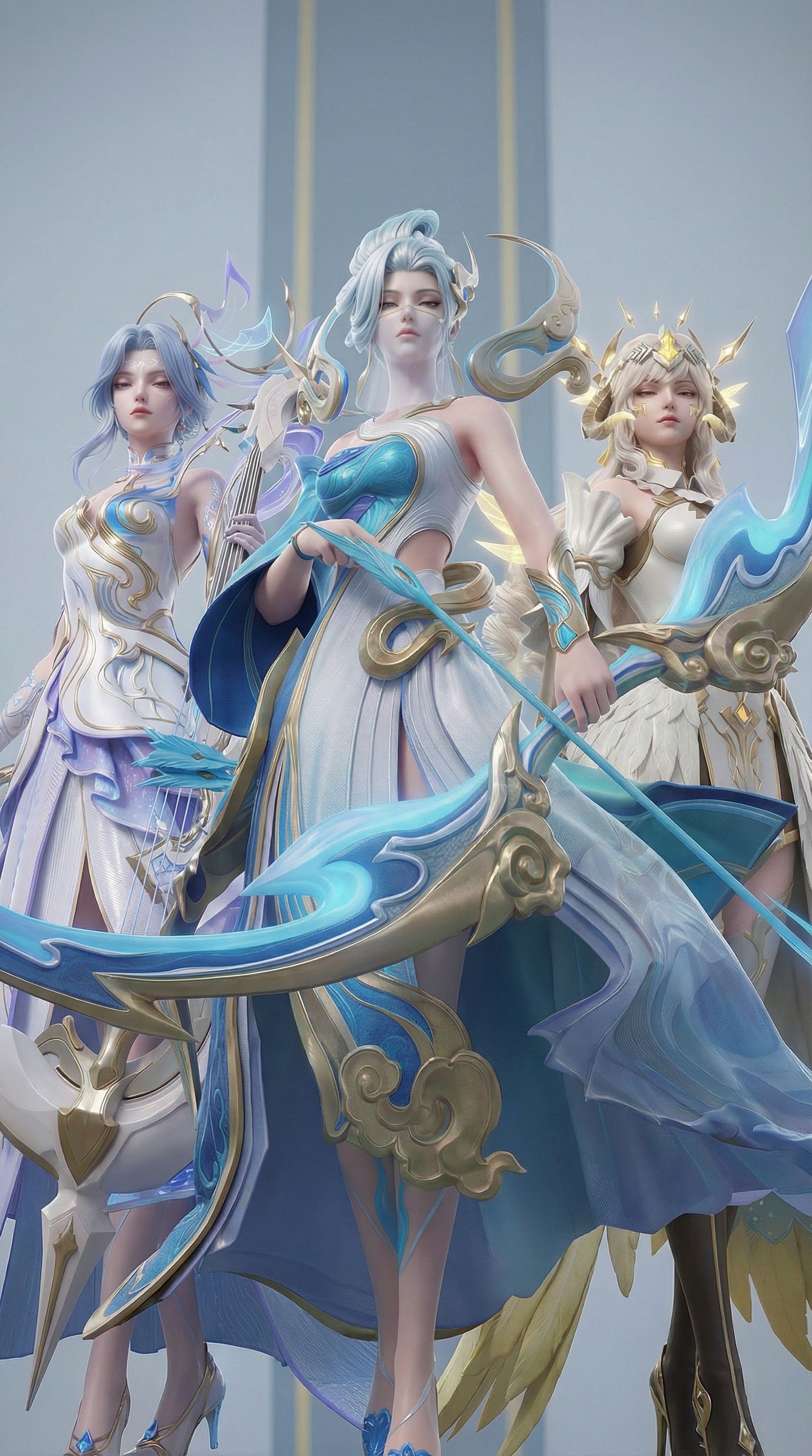 王者荣耀 伽罗 虞姬 孙尚香 公孙离 最初的交响 太华 炽翼辉光,第5张