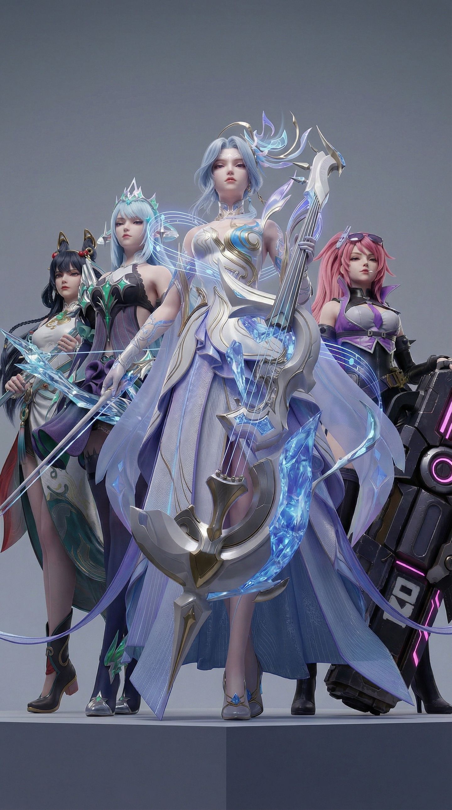 王者荣耀 伽罗 虞姬 孙尚香 公孙离 最初的交响 太华 炽翼辉光,第4张