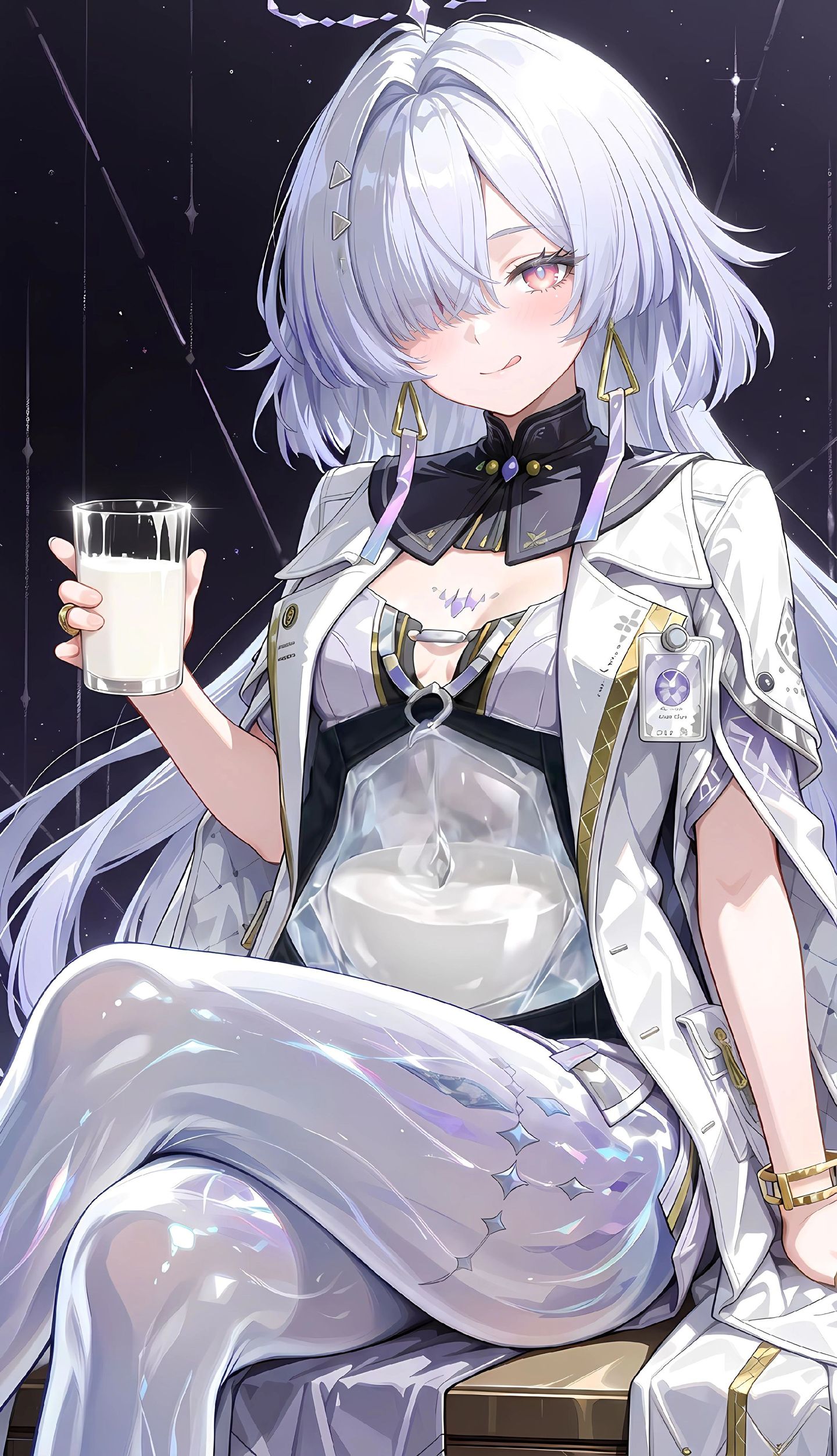 透明版莫宁 鸣潮壁纸 二次元少女 大长腿裤袜美腿福利,第2张