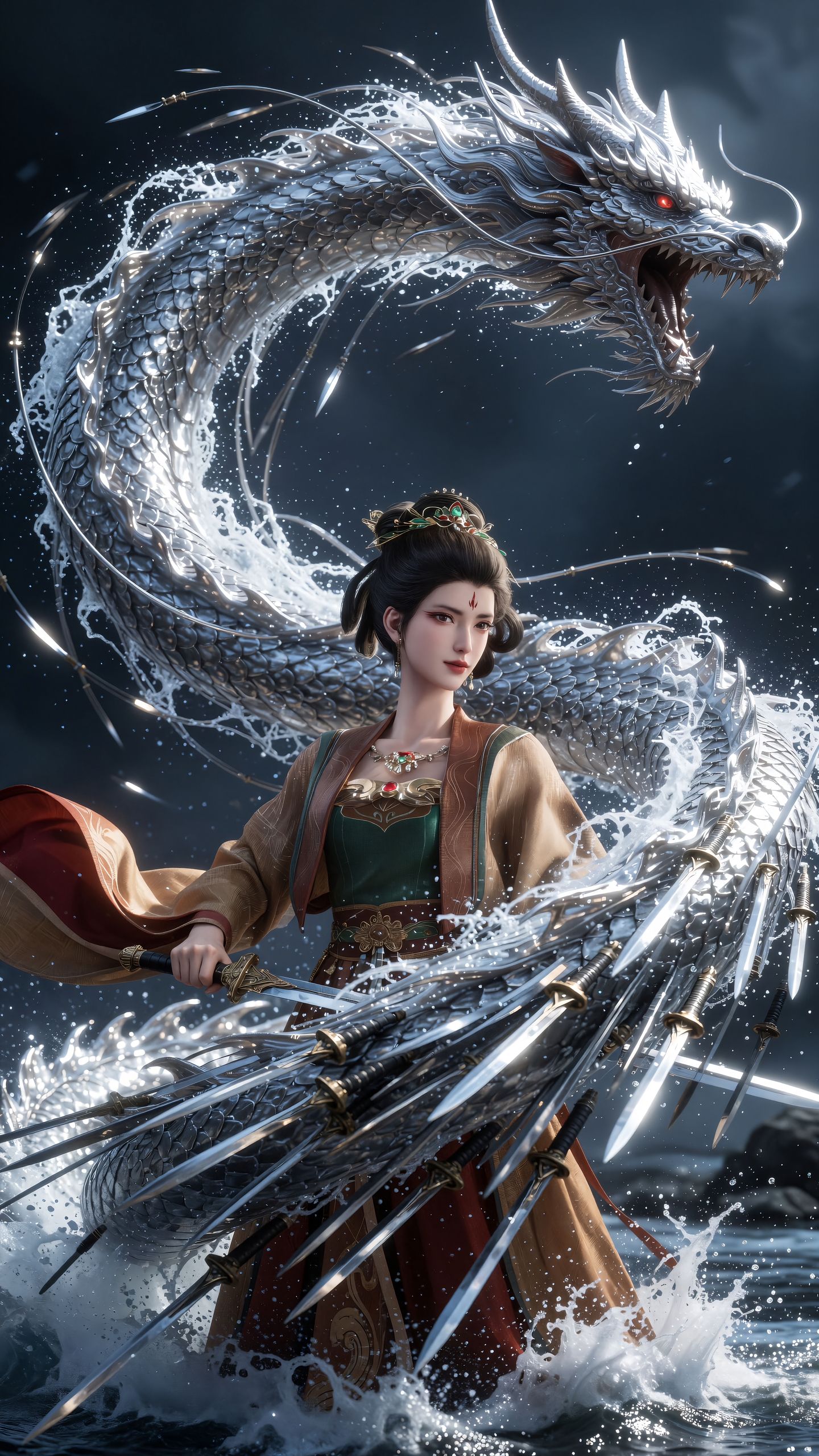 剑来第二季开播 大骊娘娘 动漫国漫人物角色图片,第3张