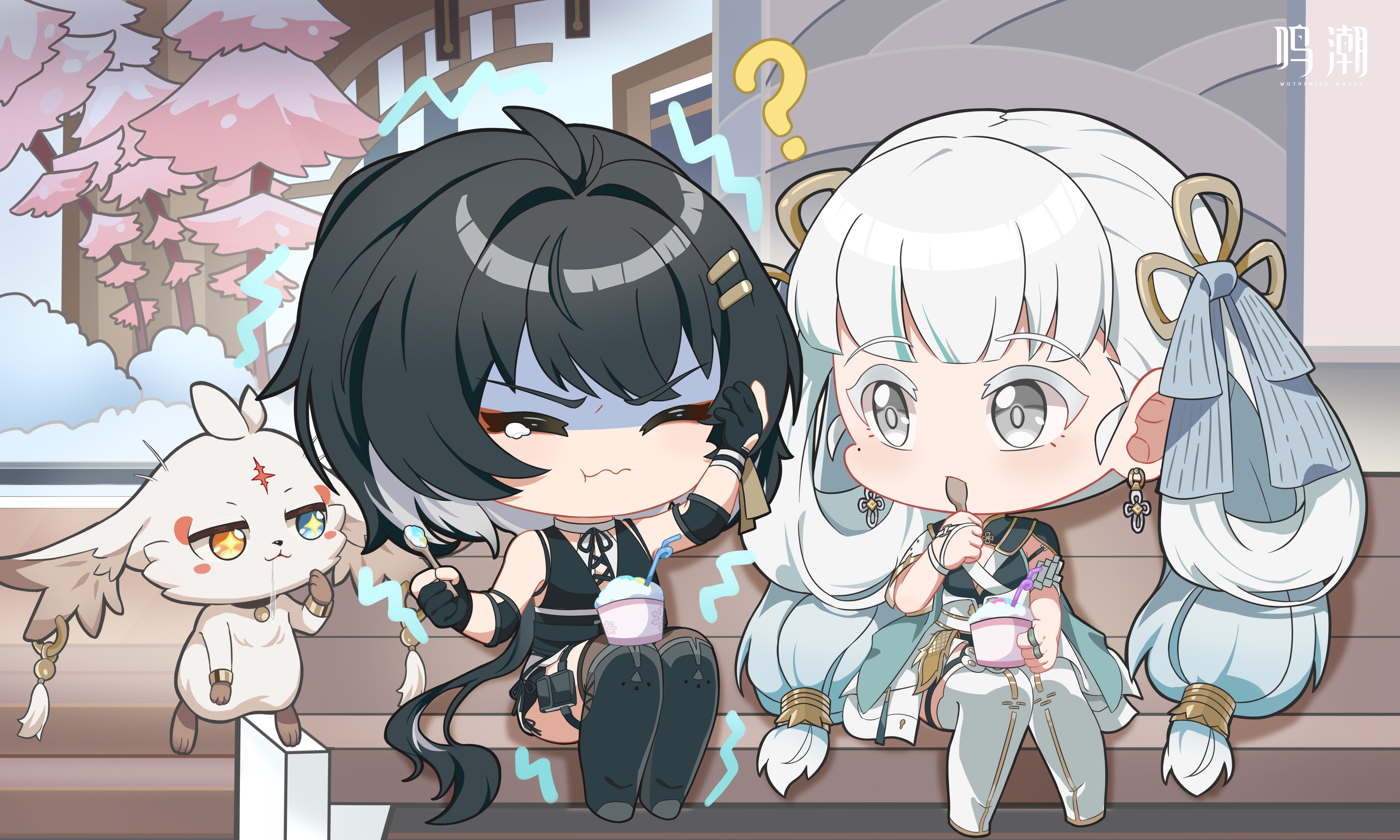 鸣潮官网社媒活动高清电脑壁纸桌面壁纸-卡通漫画壁纸-暑期特別企划-乘霄山避暑纪行,第1张