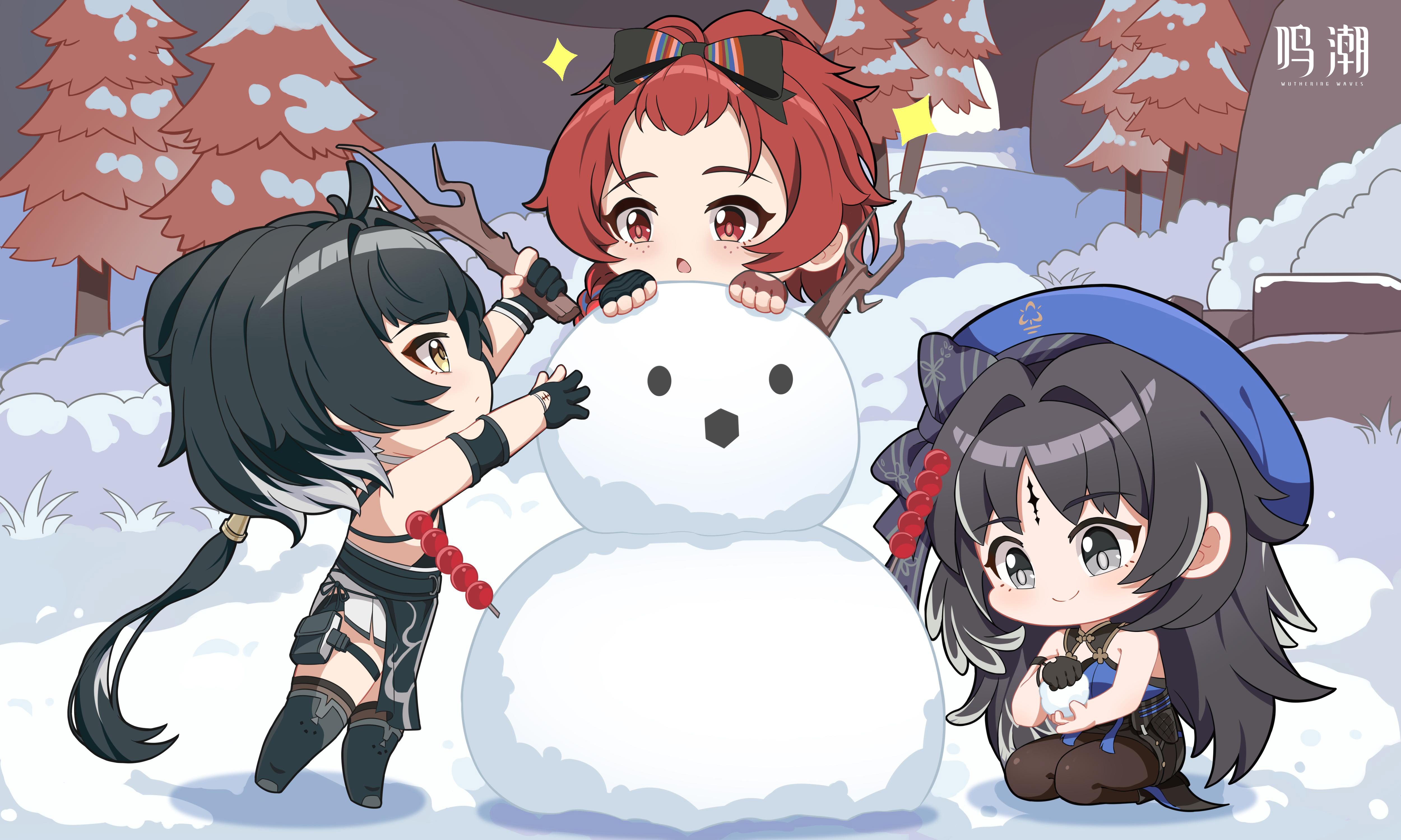 鸣潮官网社媒活动高清电脑壁纸桌面壁纸-卡通漫画壁纸-暑期特別企划-乘霄山避暑纪行,第6张